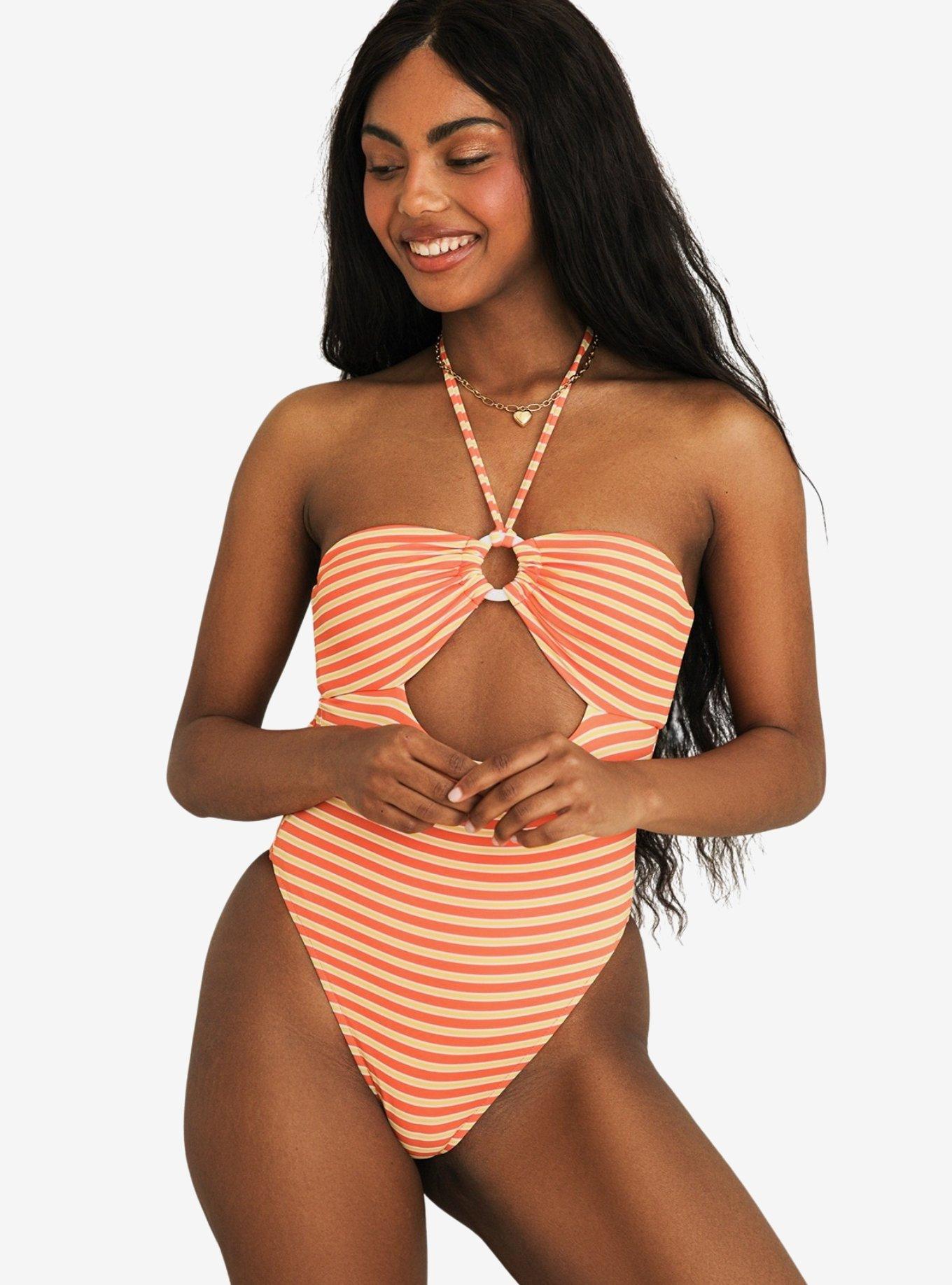 Dippin' Daisy's Wave Rider Adjustable Tie Swim One Piece Campfire, , hi-res