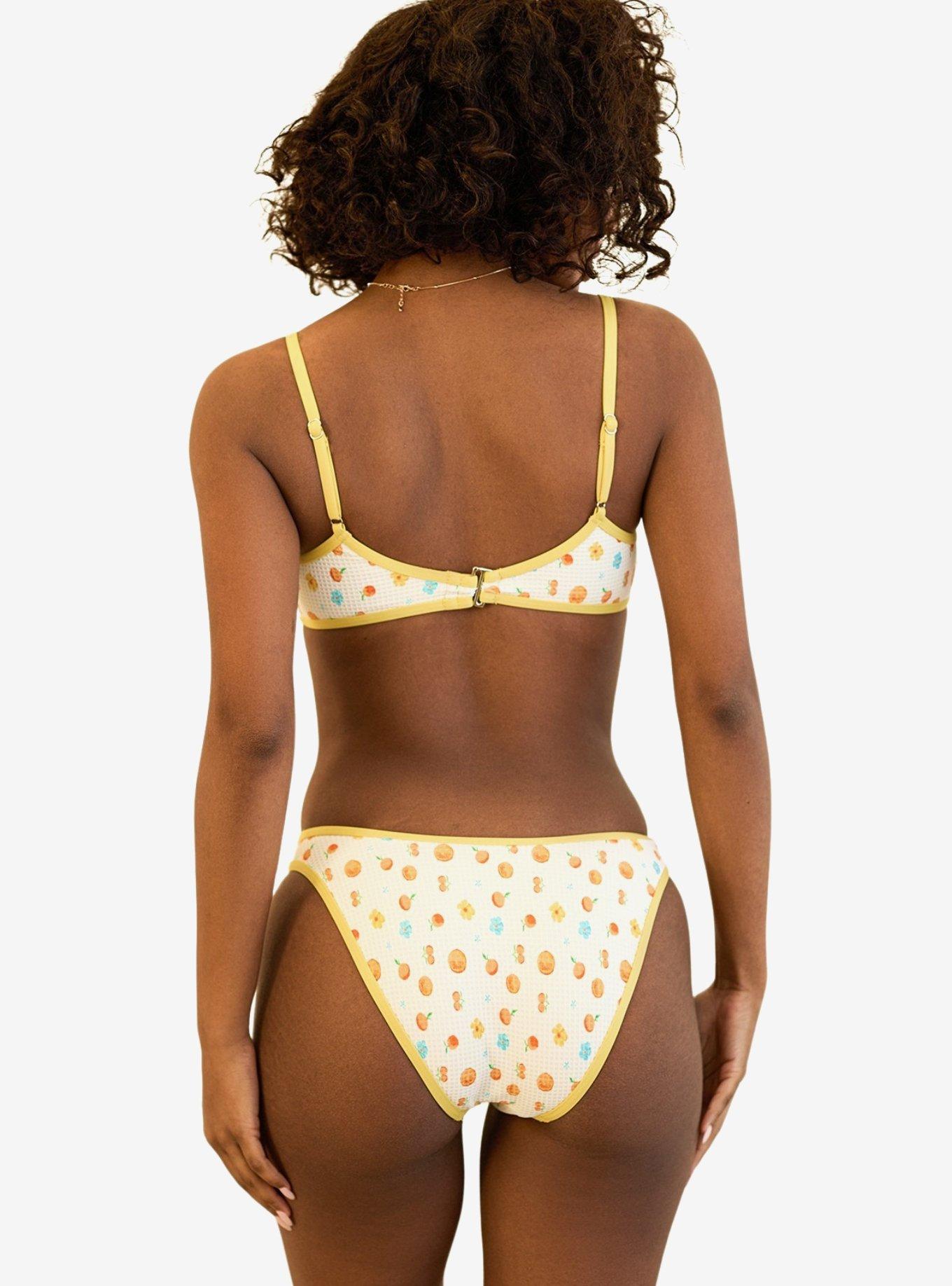 Dippin' Daisy's Venice Cheeky Swim Bottom Clementine, BRIGHT WHITE, alternate