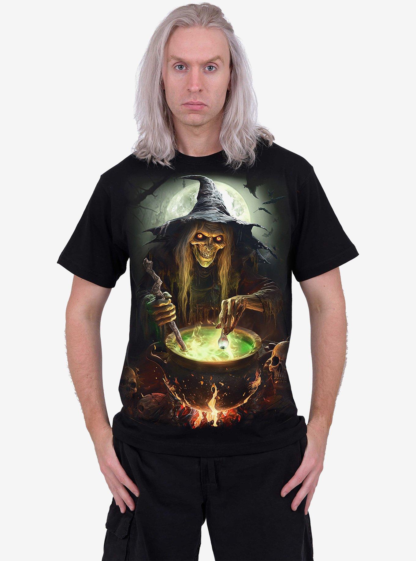 Spiral Witch's Brew T-Shirt, BLACK, alternate