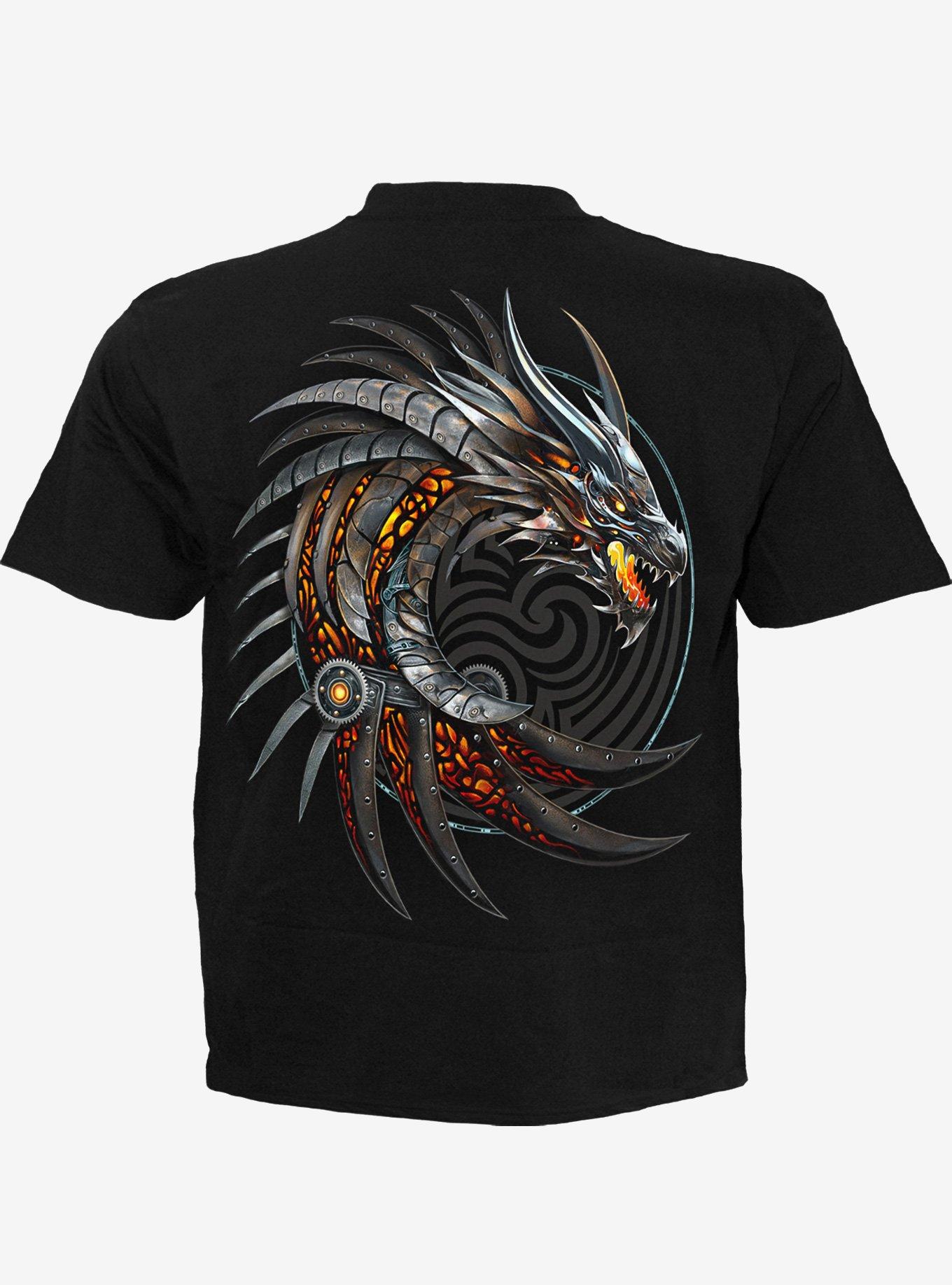 Spiral Razor Back T-Shirt, BLACK, alternate