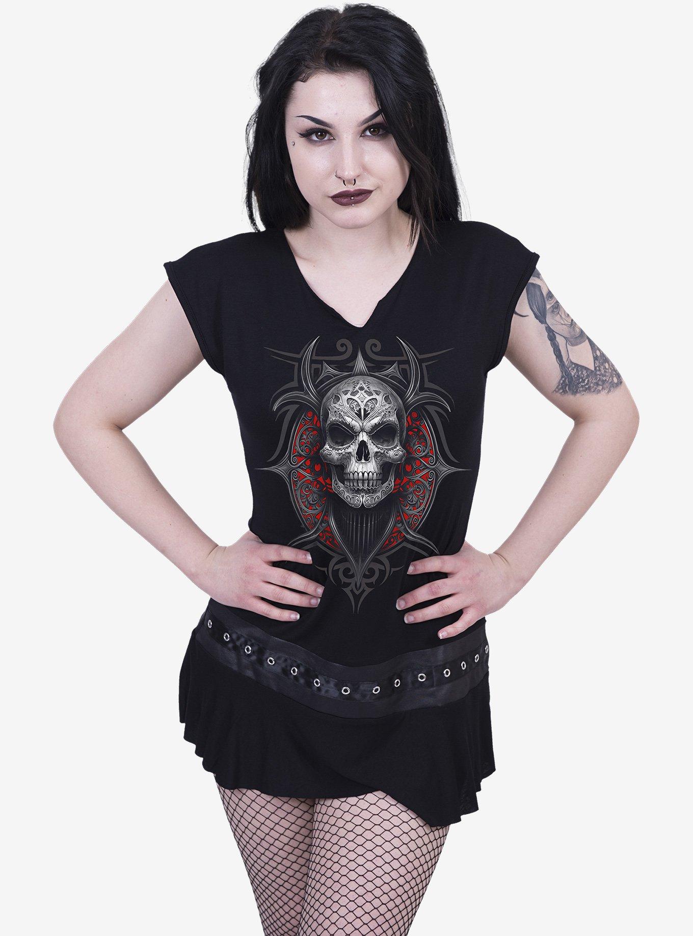 Spiral High Priestess Stud Waist Mini Dress, , hi-res