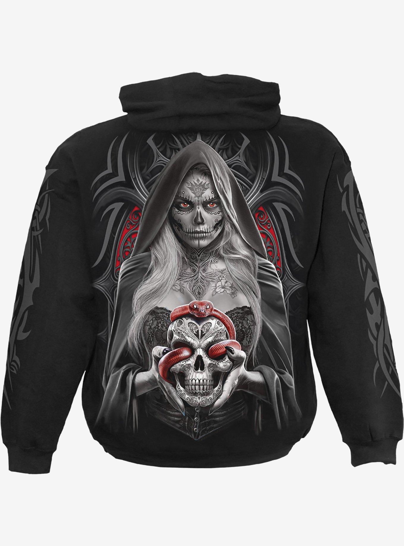 Spiral High Priestess Hoodie, BLACK, alternate