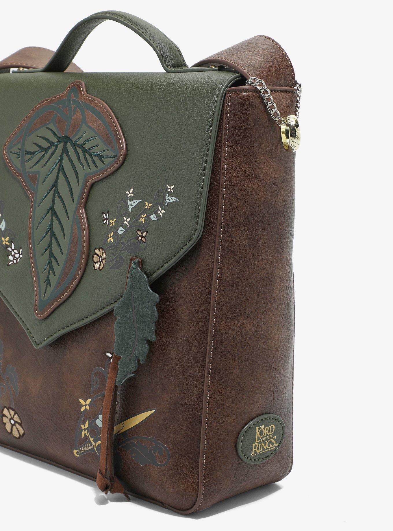 Her Universe The Lord Of The Rings Lorien Leaf Messenger Bag, , alternate