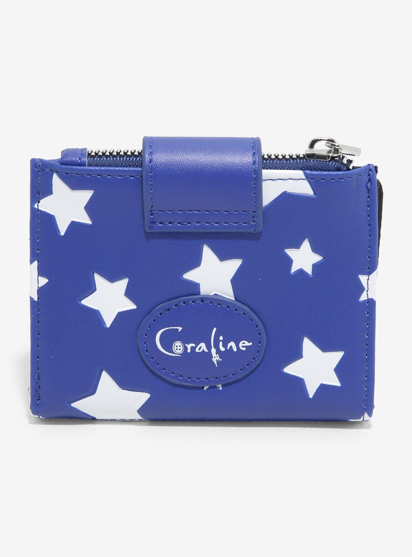 Coraline Doll & Stars Mini Flap Wallet, , hi-res