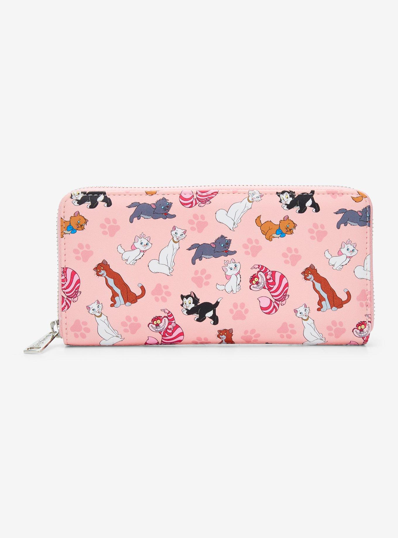 Loungefly Disney Cats Zipper Wallet, , alternate