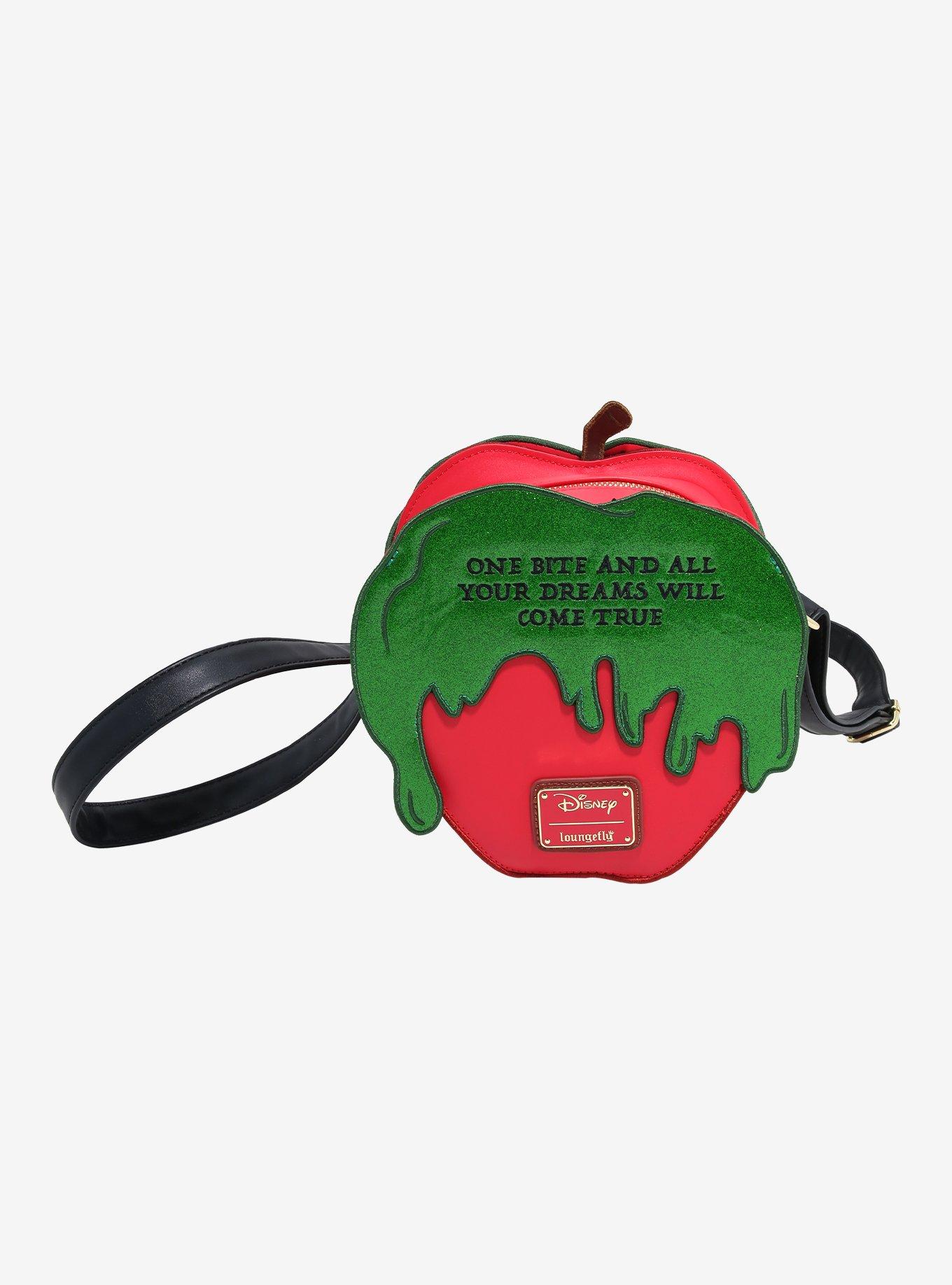 Loungefly Disney Snow White And The Seven Dwarfs Evil Queen Poison Apple Figural Crossbody Bag, , hi-res