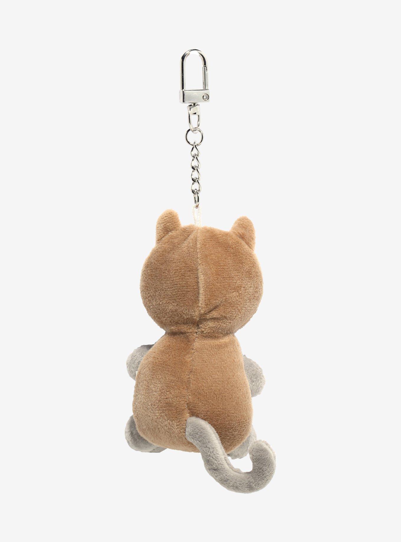 Cat French Bulldog Costume Plush Key Chain, , hi-res