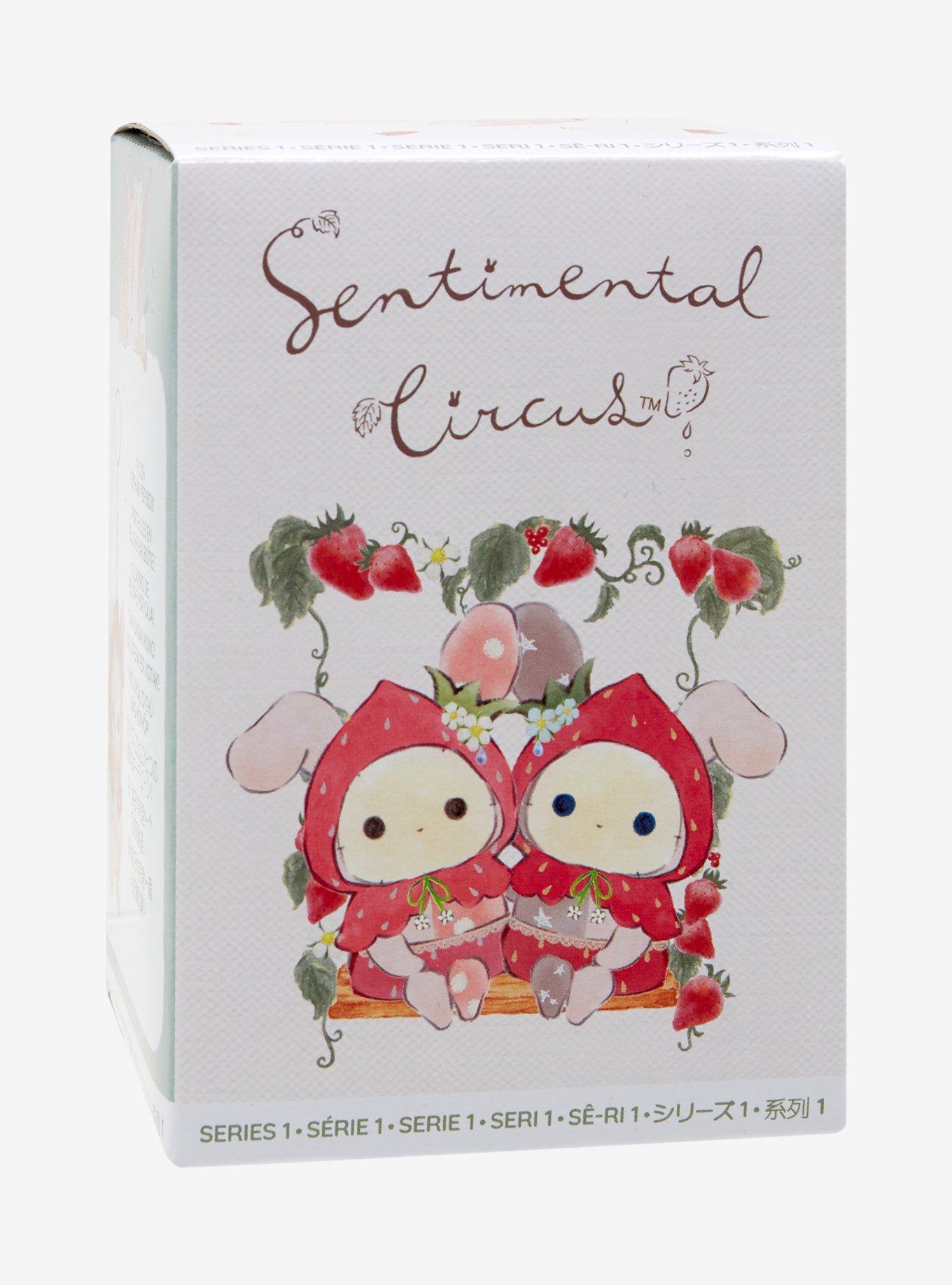 San-X Sentimental Circus Strawberry Blind Box Plush Key Chain, , alternate