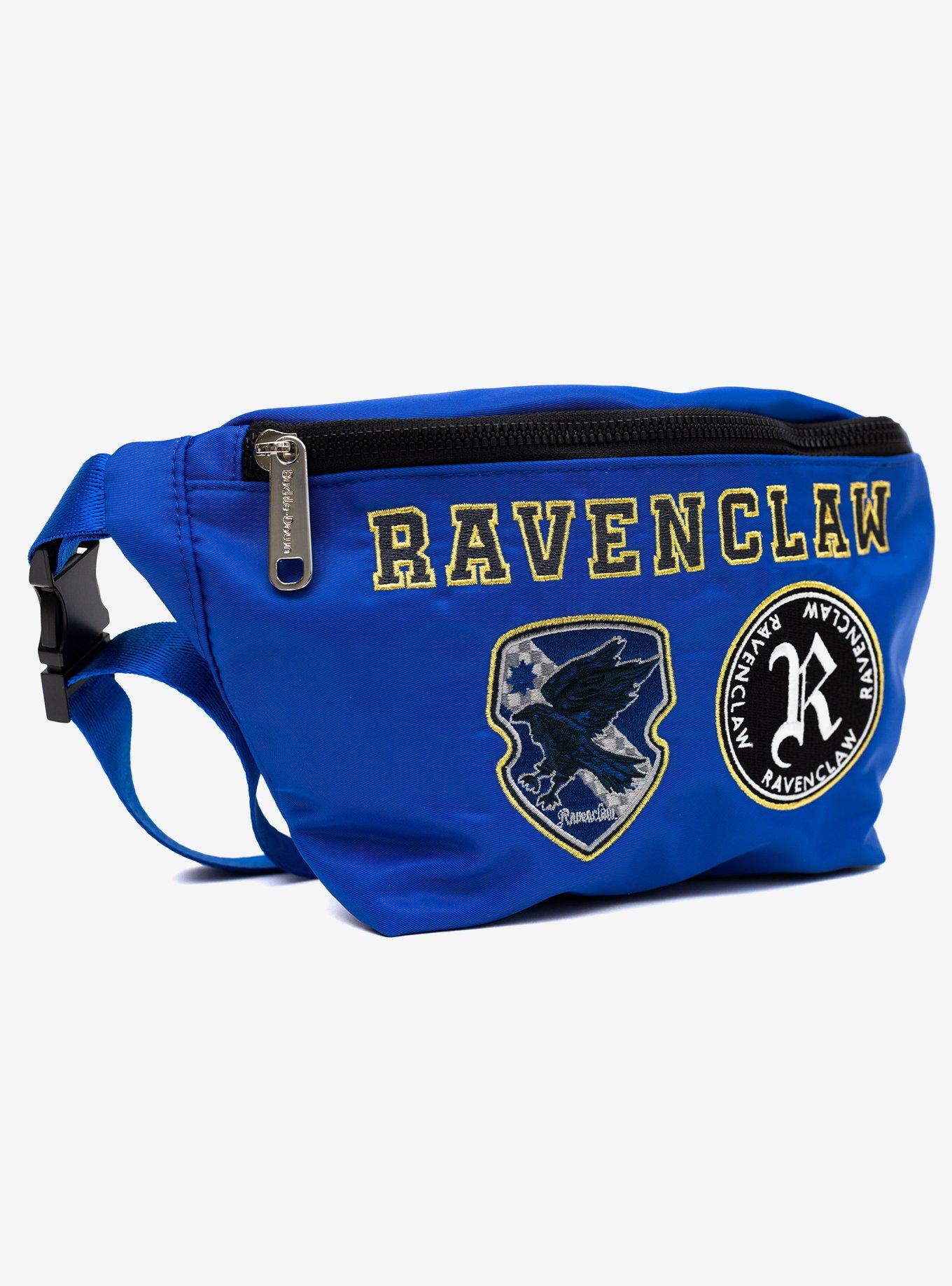 Harry Potter Ravenclaw Patches Embroidered Blue Canvas Fanny Pack, , alternate