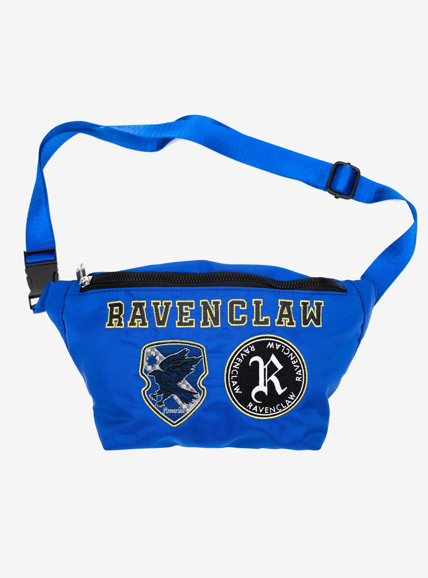 Harry Potter Ravenclaw Patches Embroidered Blue Canvas Fanny Pack, , alternate