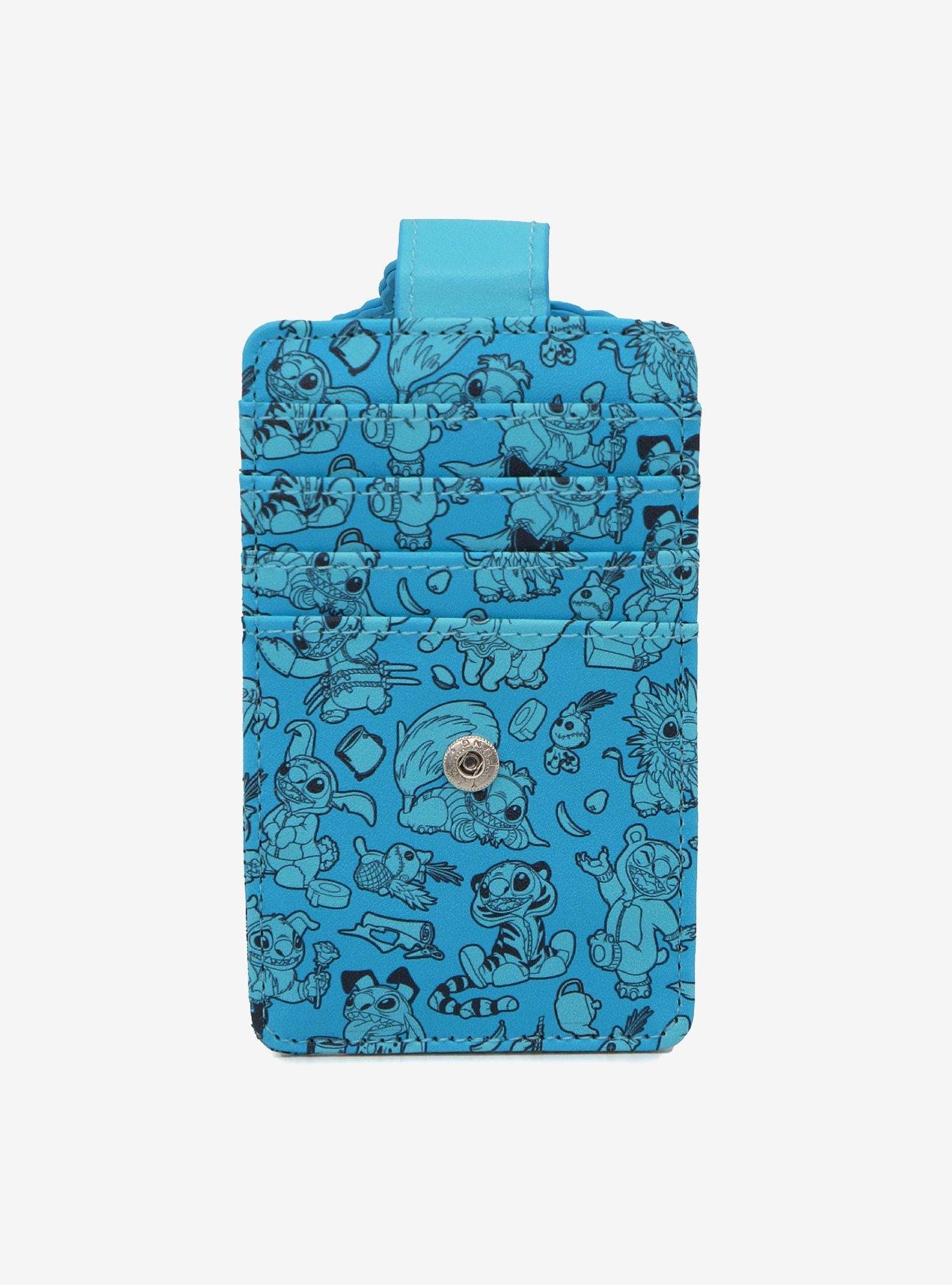 Disney Lilo And Stitch Aladdin Dress Up Scene and Poses Scattered ID Cardholder, , alternate