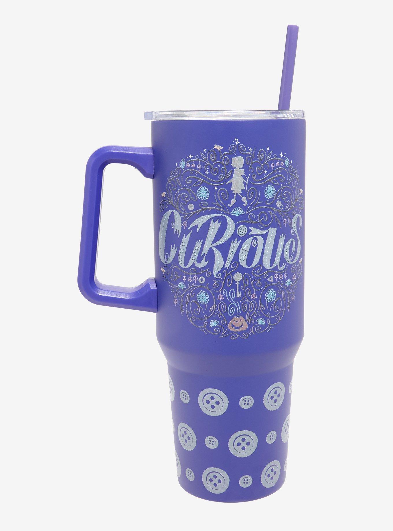 Coraline Curious Garden Tumbler With Straw — BoxLunch Exclusive, , hi-res