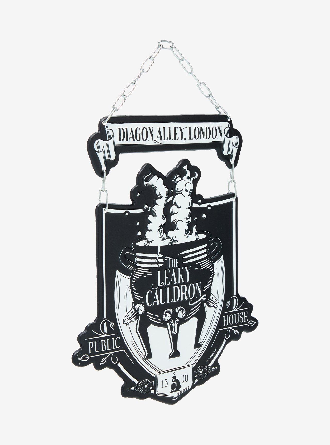 Harry Potter The Leaky Cauldron Metal Wall Sign - BoxLunch Exclusive, , hi-res