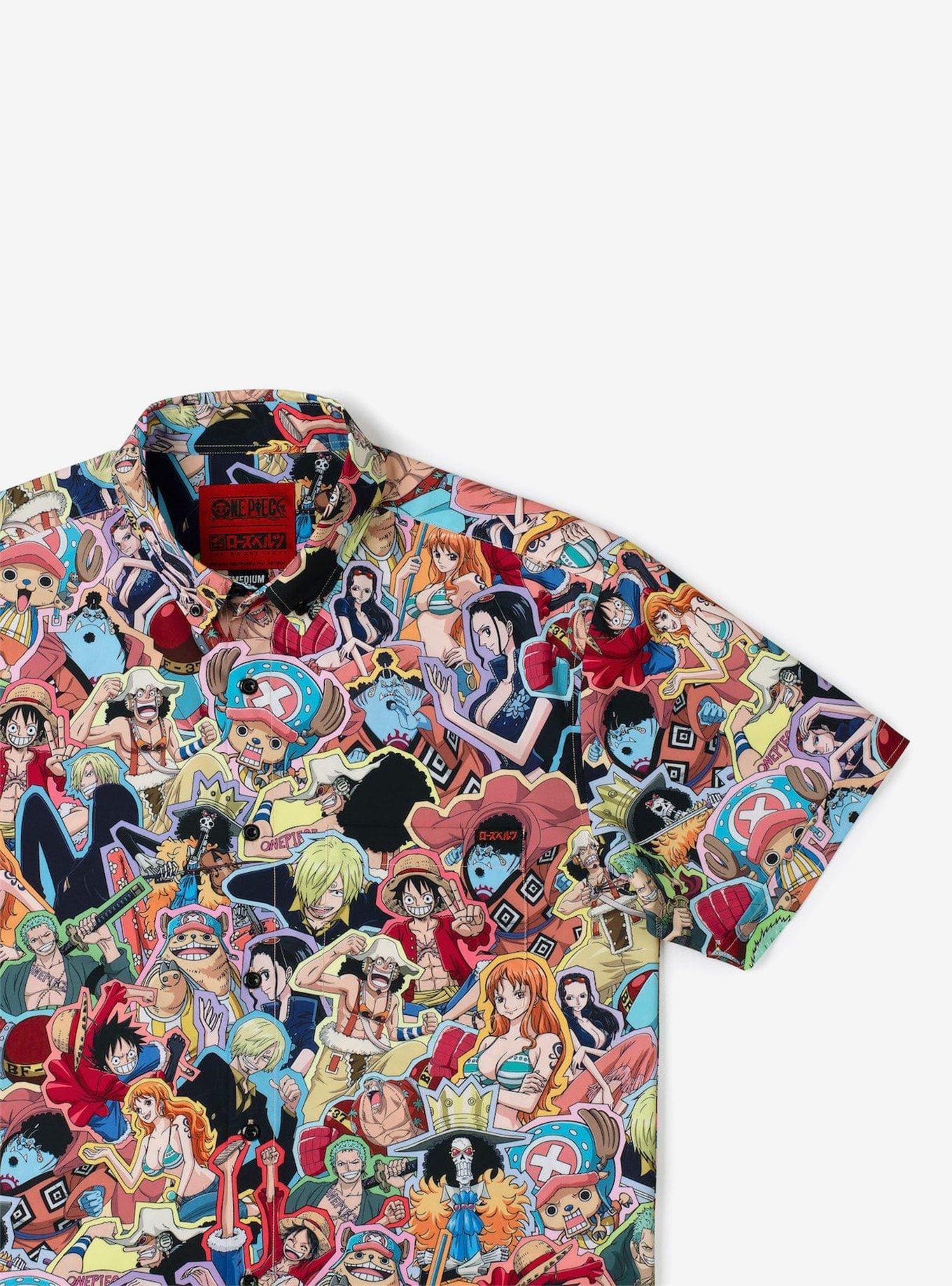 RSVLTS x One Piece "2 Years Later" Button-Up Shirt, MULTI, alternate