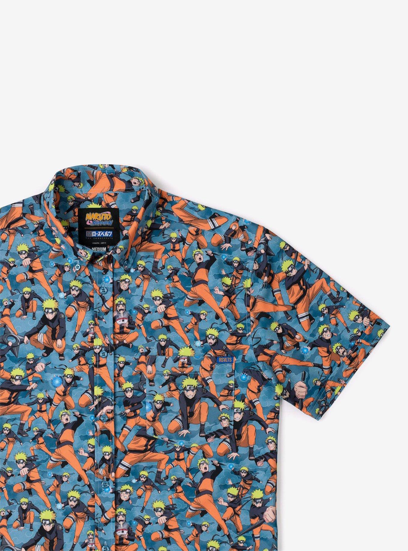 RSVLTS x Naruto Shippuden "Naruto" Button-Up Shirt, , hi-res