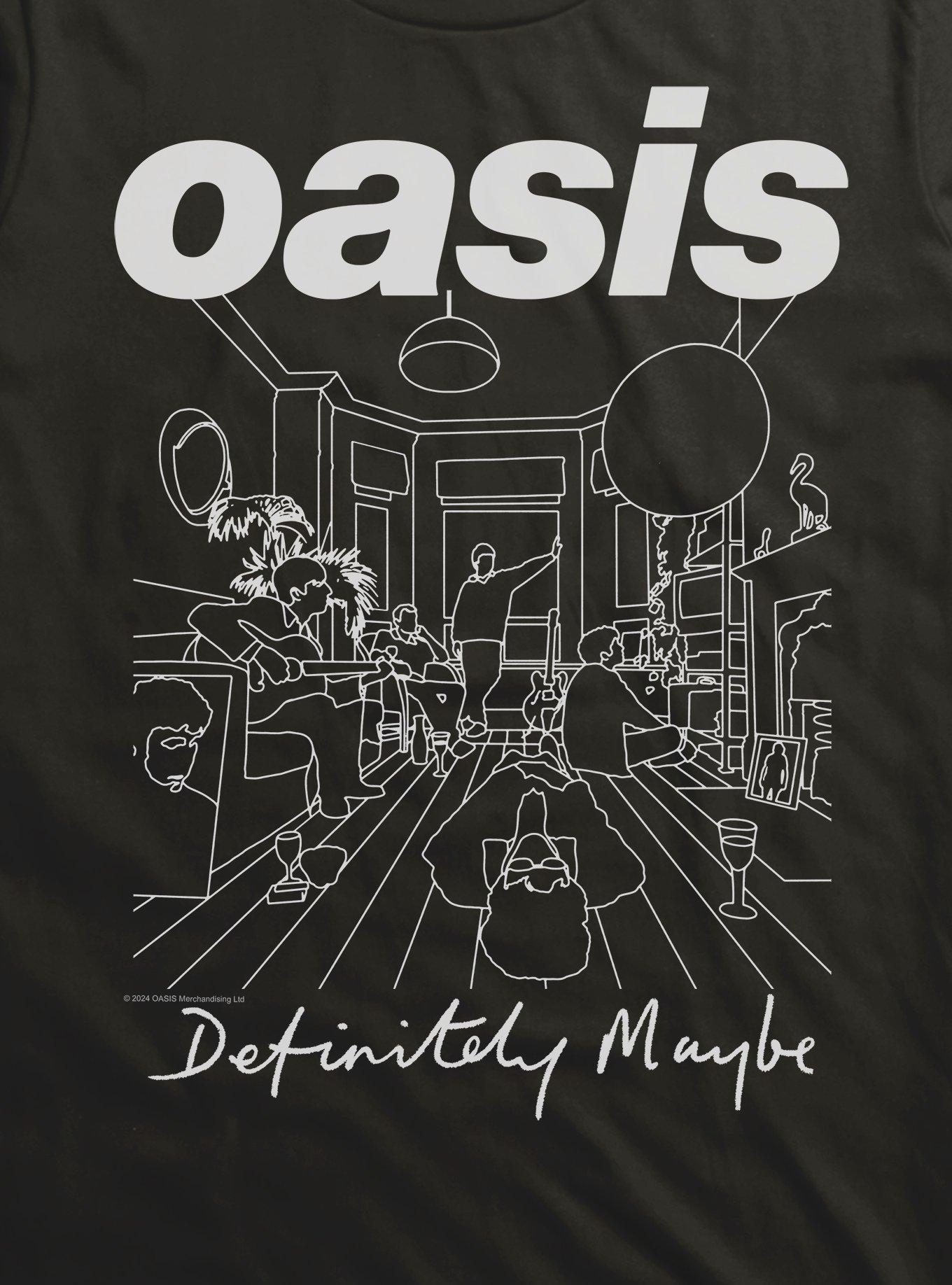 Oasis Definitely Maybe Line Drawing T-Shirt, , hi-res