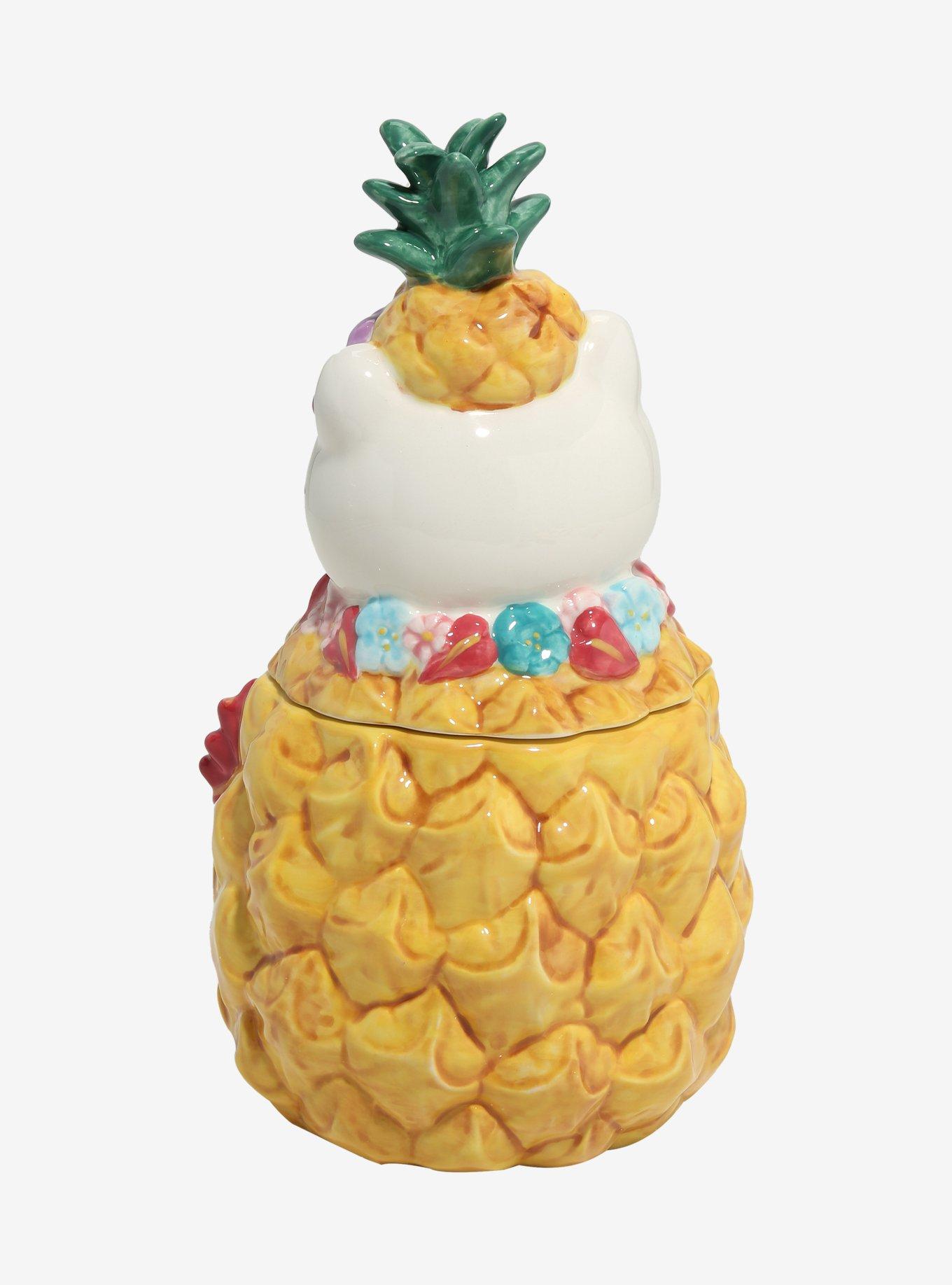 Sanrio Hello Kitty Pineapple Floral Cookie Jar, , hi-res