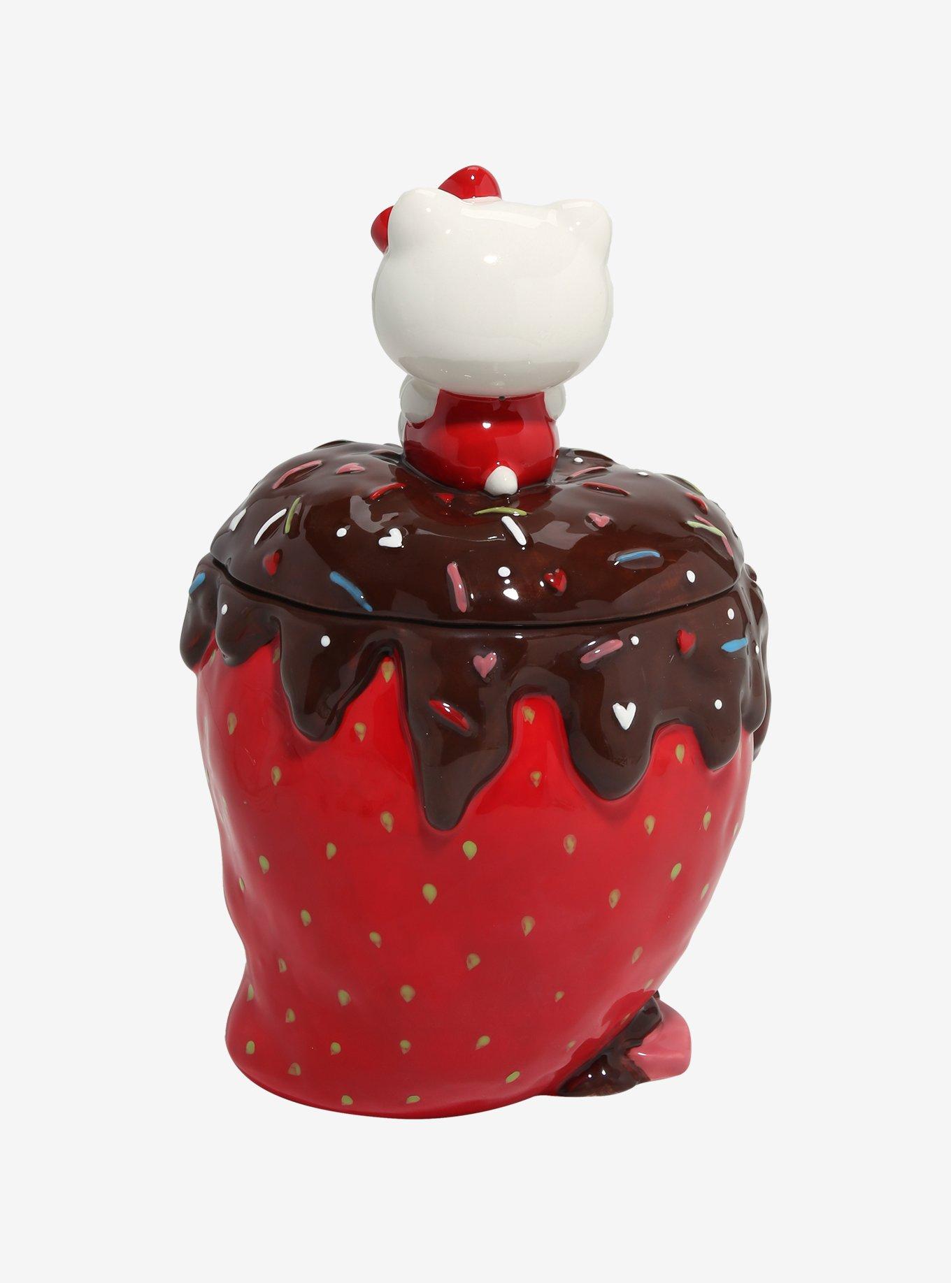 Sanrio Hello Kitty Strawberry Sprinkle Cookie Jar, , hi-res