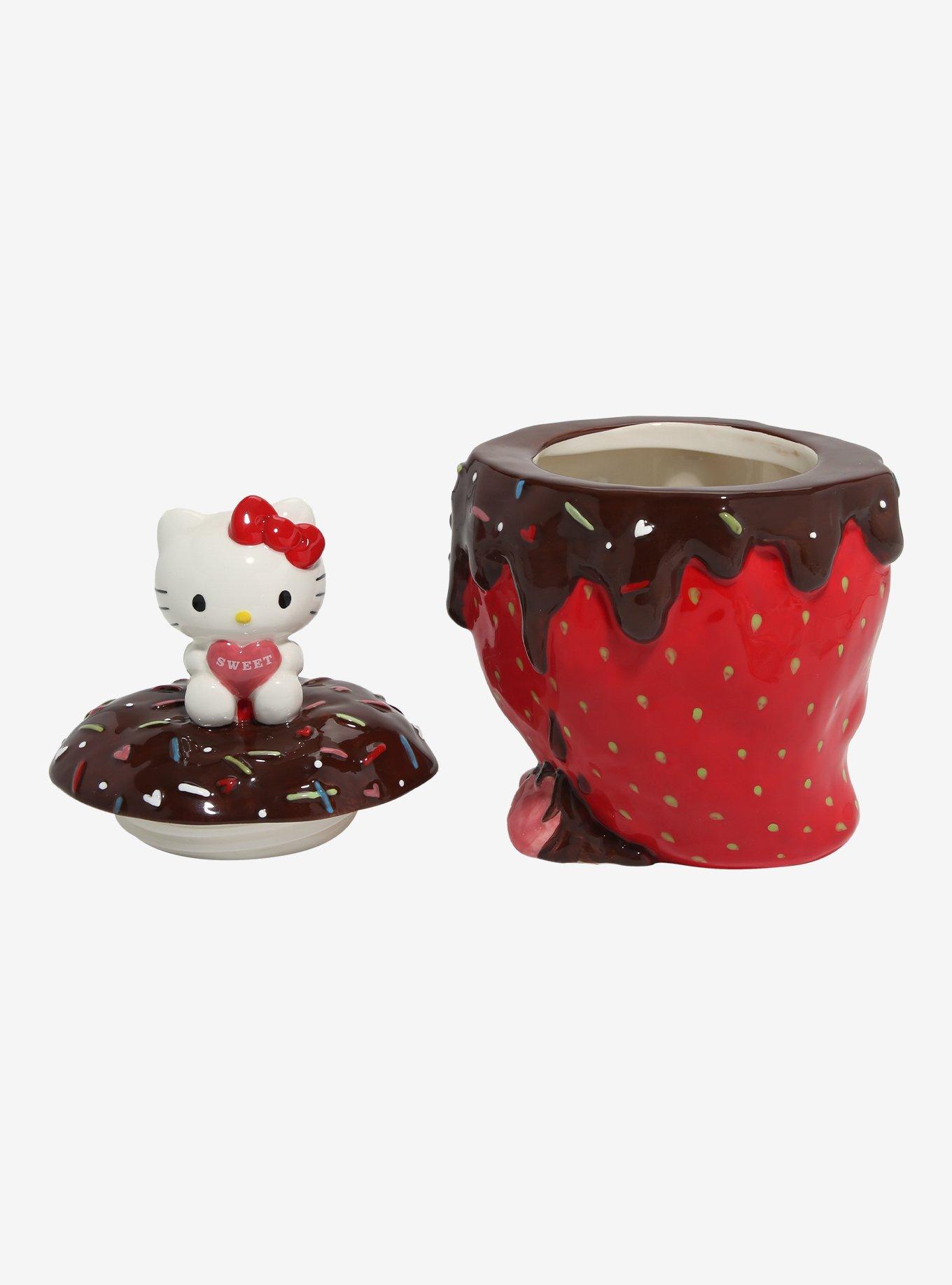 Sanrio Hello Kitty Strawberry Sprinkle Cookie Jar, , alternate