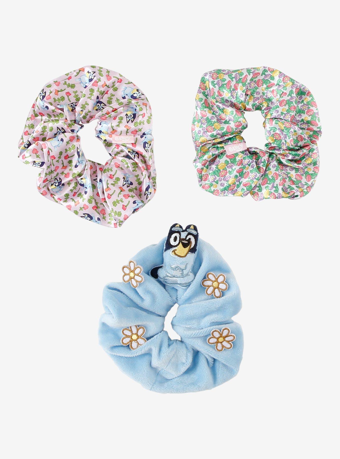 Bluey Floral Scrunchie Set - BoxLunch Exclusive, , hi-res