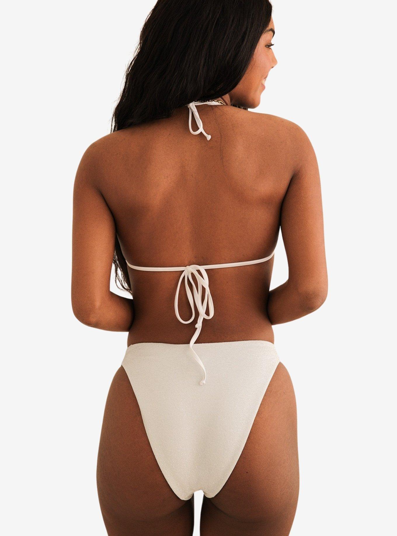 Dippin' Daisy's Besties High Waisted Swim Bottom Diamond, SILVER, alternate