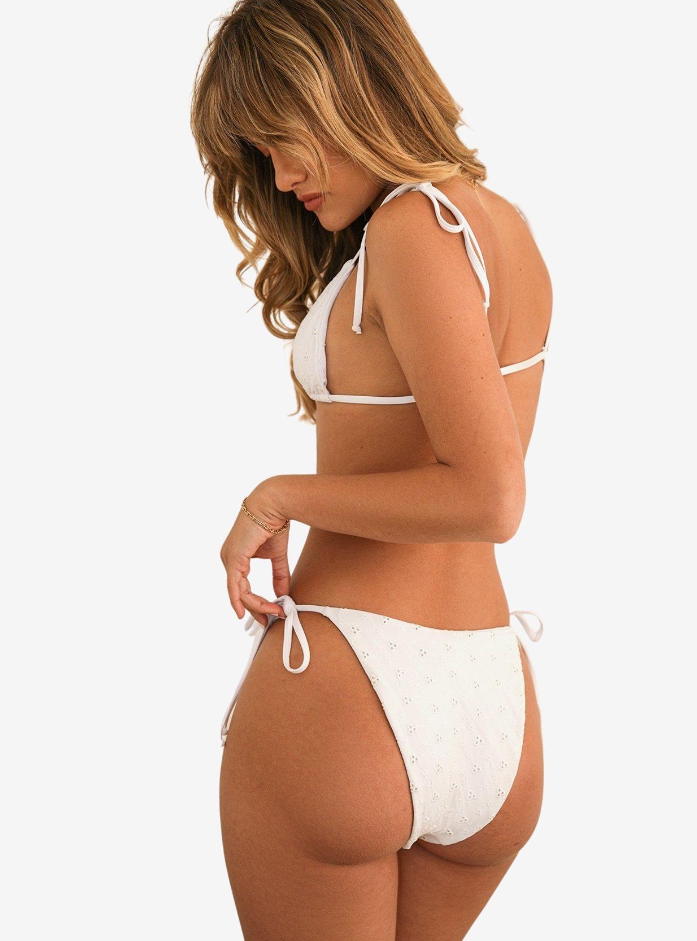 Dippin' Daisy's Serenity Tie String Swim Bottom White, BRIGHT WHITE, alternate
