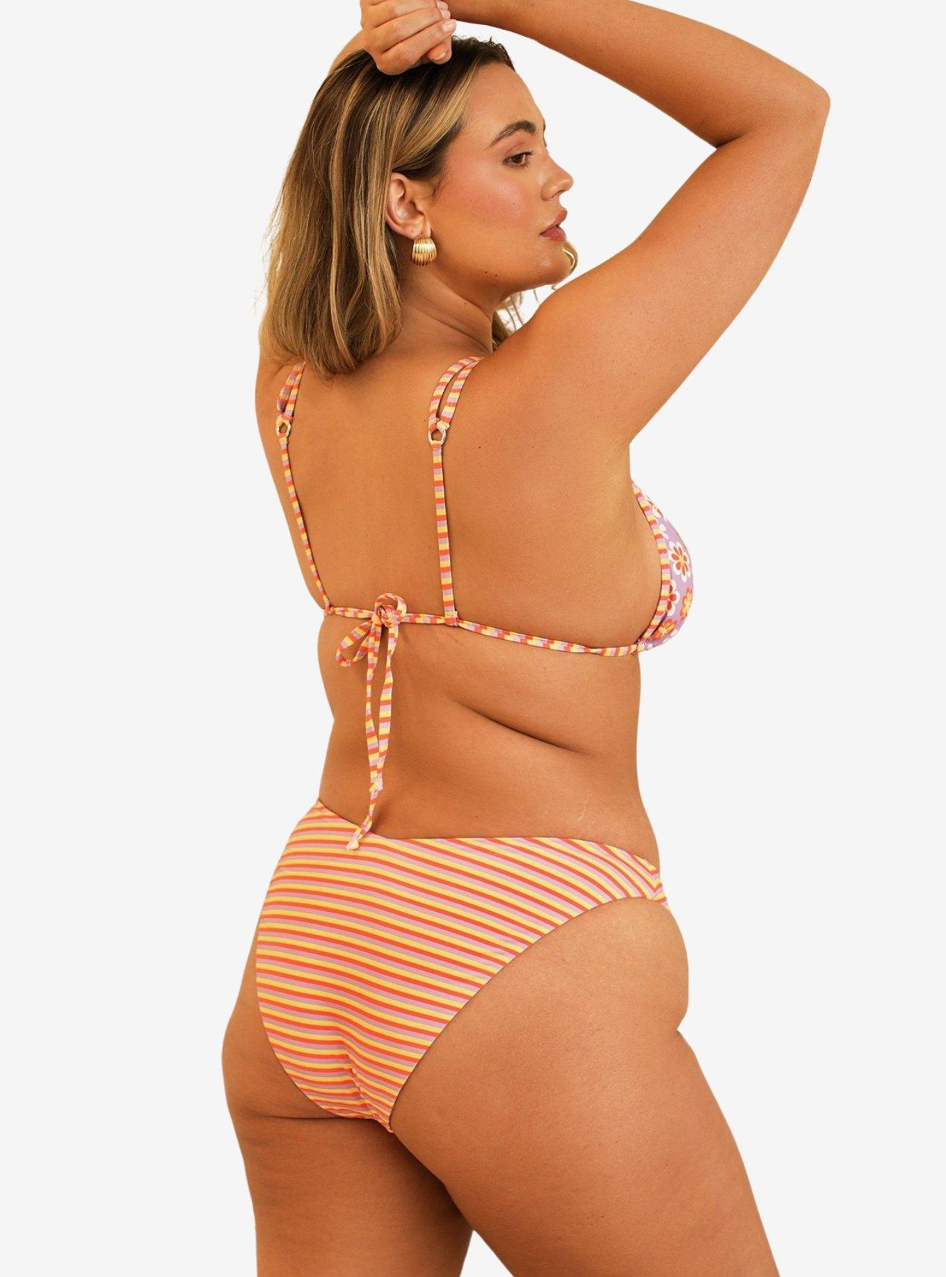 Dippin' Daisy's Billy Double Strap Swim Top Razzle, PURPLE, alternate