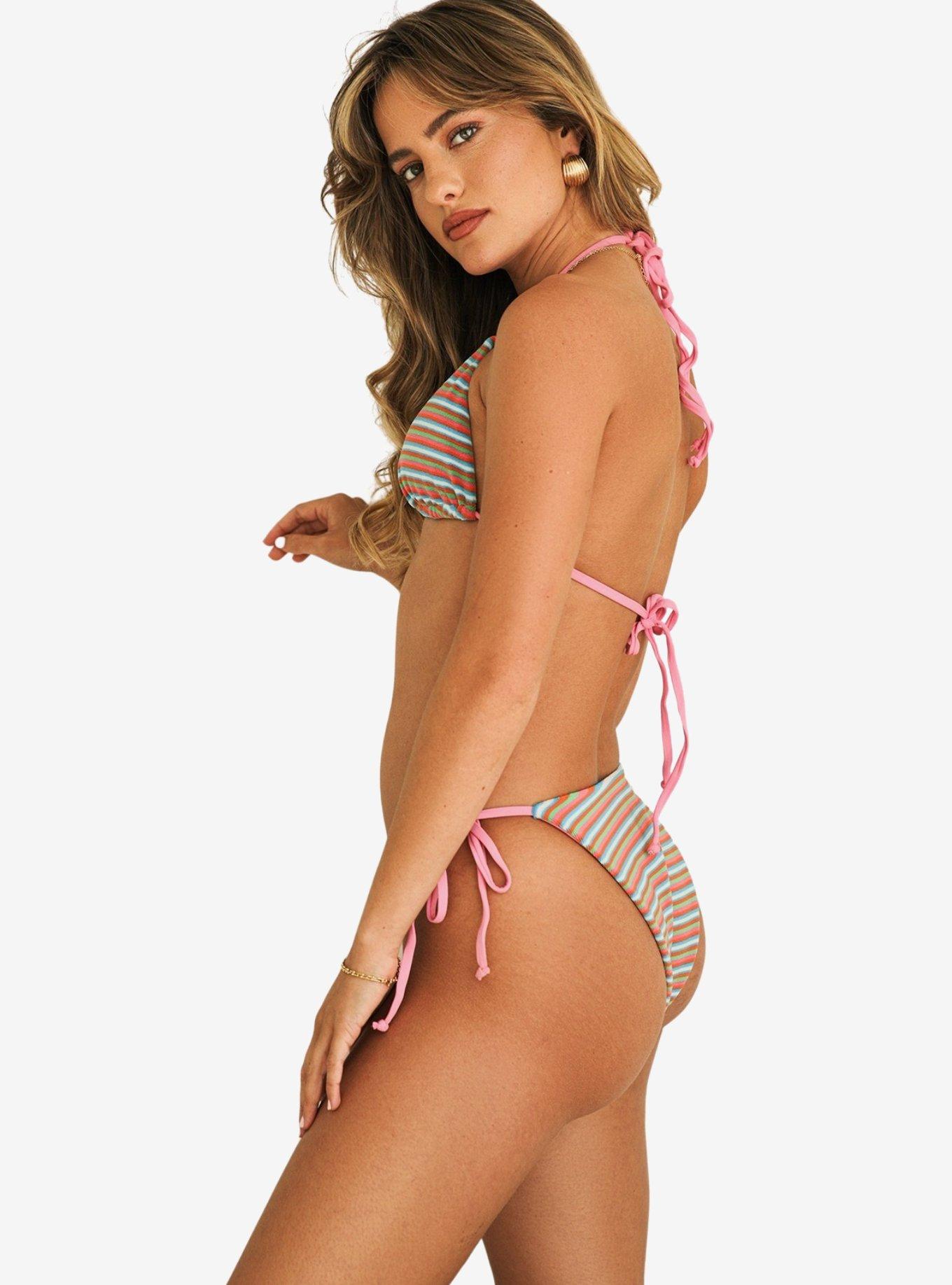 Dippin' Daisy's Mia Cheeky Swim Bottom Watermelon Stripe, , hi-res
