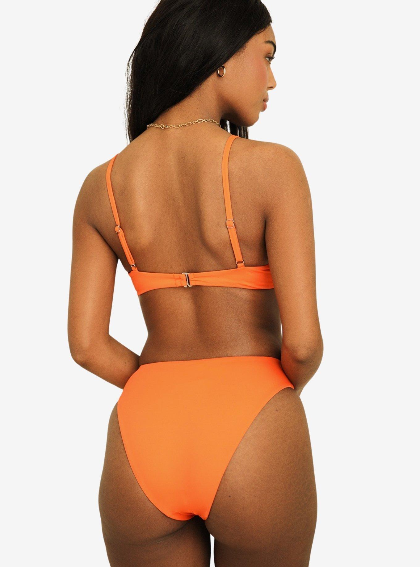 Dippin' Daisy's Seashore High Waist Swim Bottom Blood Orange, ORANGE, alternate
