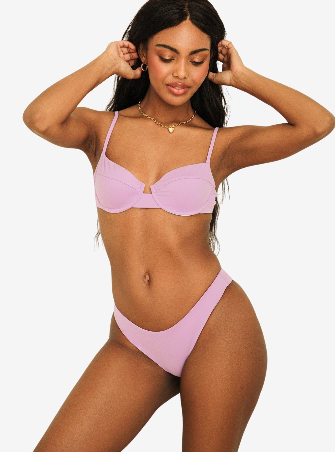 Dippin' Daisy's Nocturnal Cheeky Swim Bottom Lavender, PURPLE, alternate