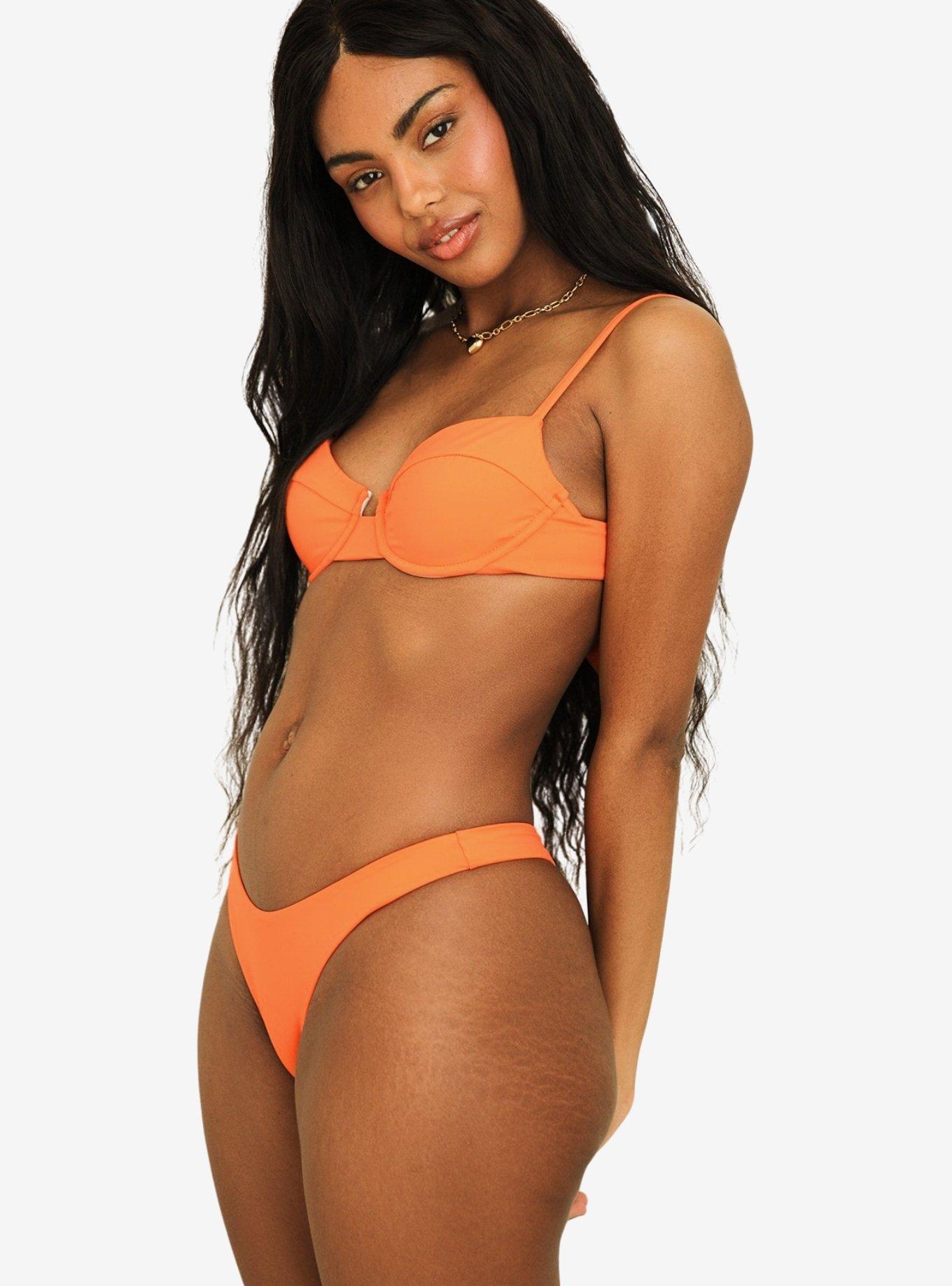 Dippin' Daisy's Seaport Thong Swim Bottom Blood Orange, ORANGE, alternate