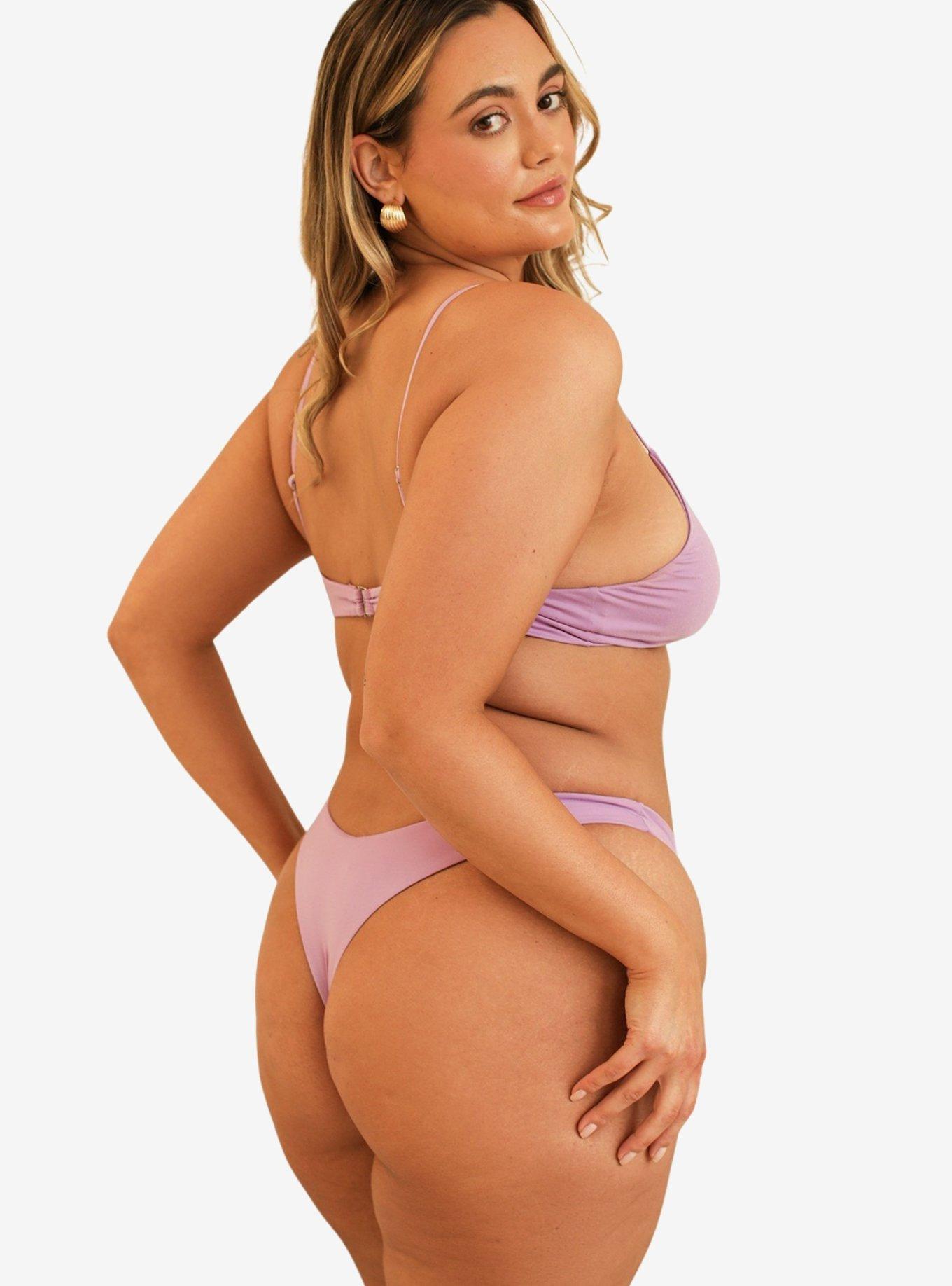 Dippin' Daisy's Seaport Thong Swim Bottom Lavender, PURPLE, alternate