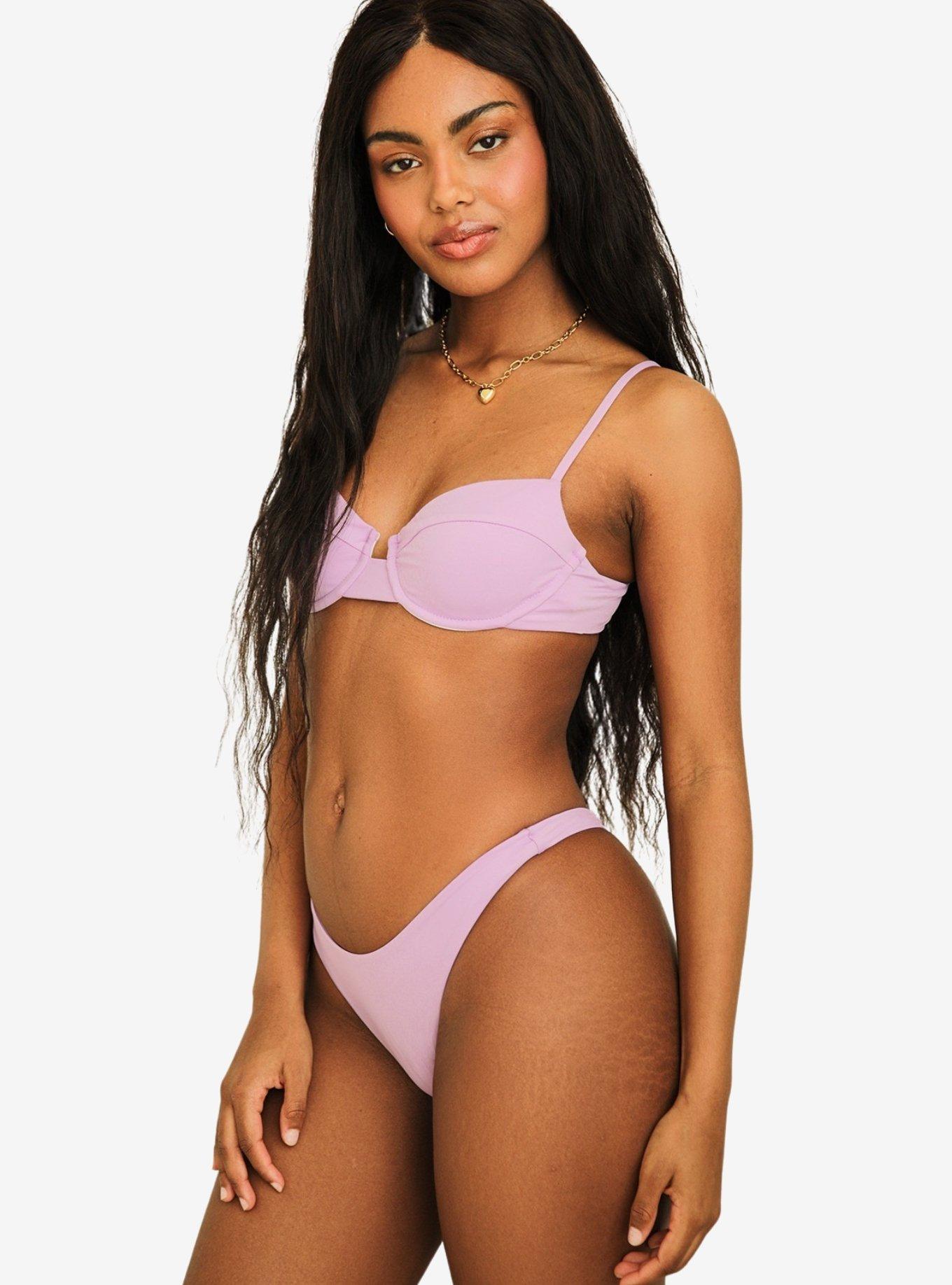 Dippin' Daisy's Gigi Underwire Swim Top Lavender, , hi-res