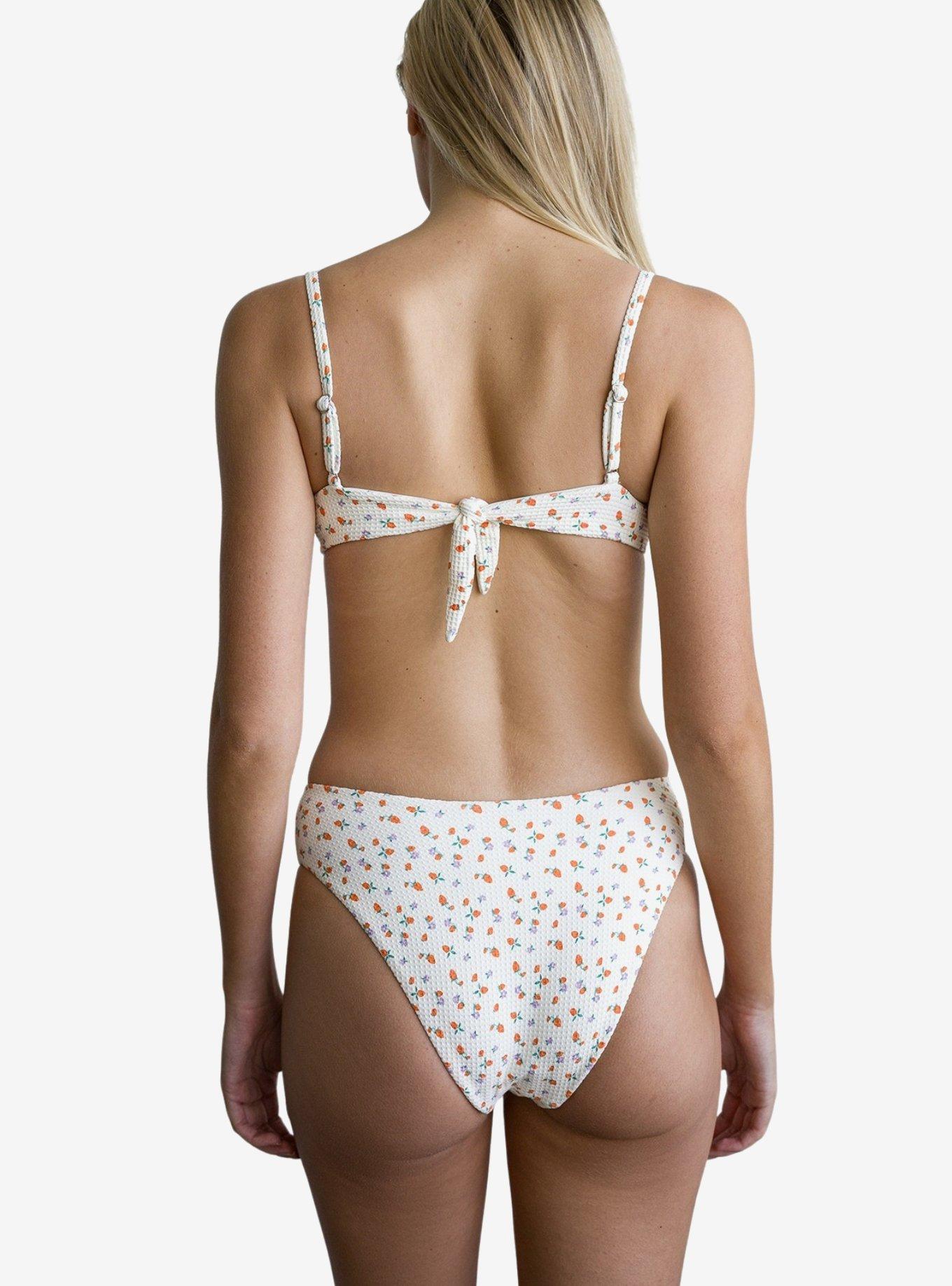 Dippin' Daisy's Taya Cheeky Swim Bottom Shortcake, BRIGHT WHITE, alternate