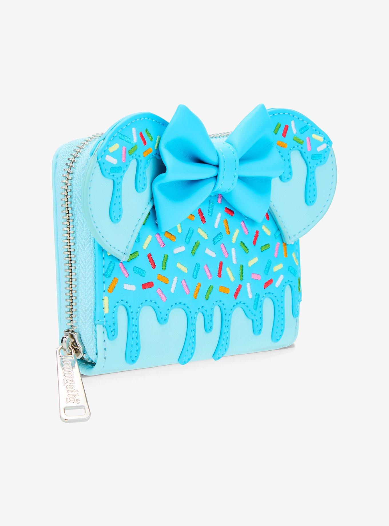 Loungefly Disney Minnie Mouse Lollipop Sprinkle Ears Small Zip Wallet - BoxLunch Exclusive, , hi-res