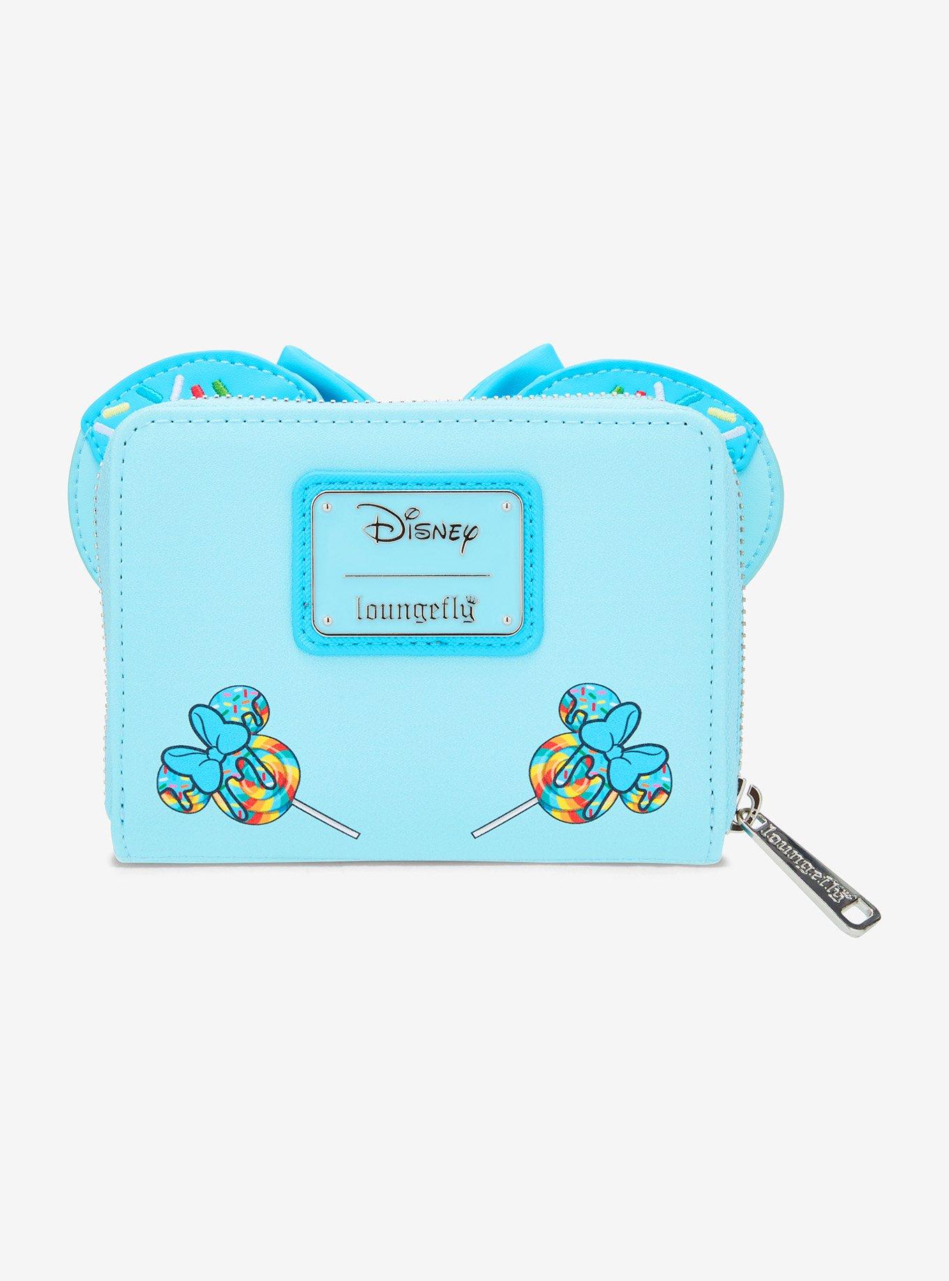 Loungefly Disney Minnie Mouse Lollipop Sprinkle Ears Small Zip Wallet - BoxLunch Exclusive, , alternate