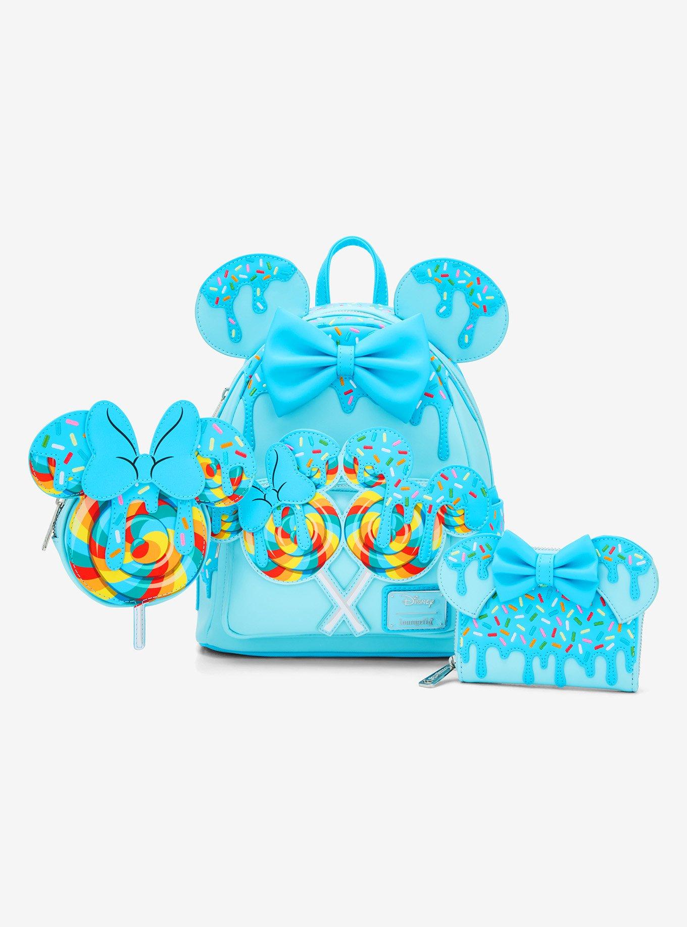 Loungefly Disney Minnie Mouse Lollipop Sprinkle Ears Small Zip Wallet - BoxLunch Exclusive, , alternate