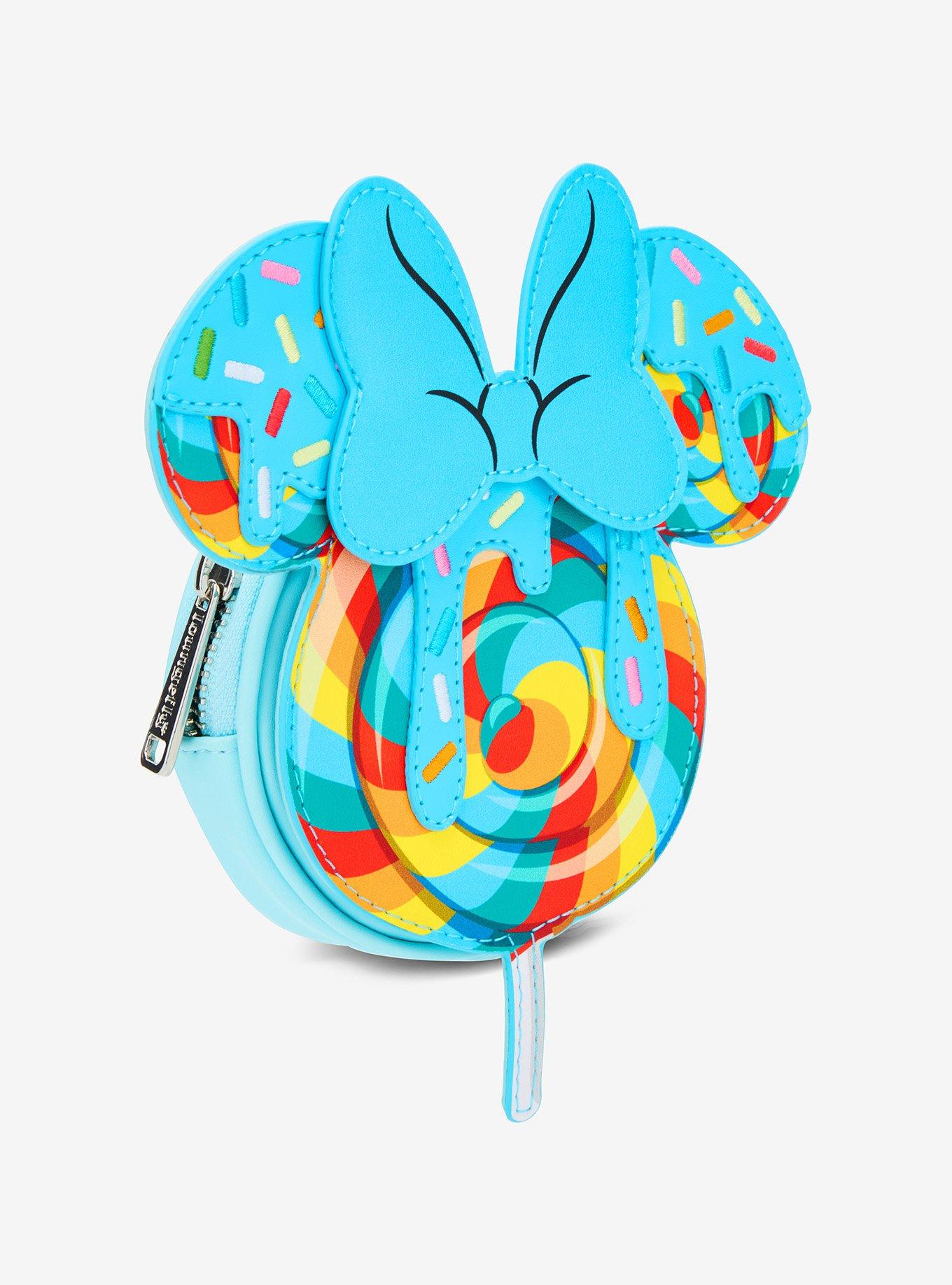 Loungefly Disney Minnie Mouse Blue Lollipop Figural Coin Purse - BoxLunch Exclusive, , hi-res