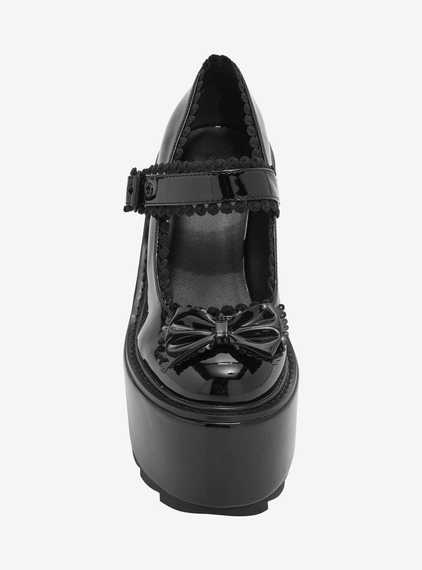 YRU Black Dune Lolita Platform Mary Janes, MULTI, alternate