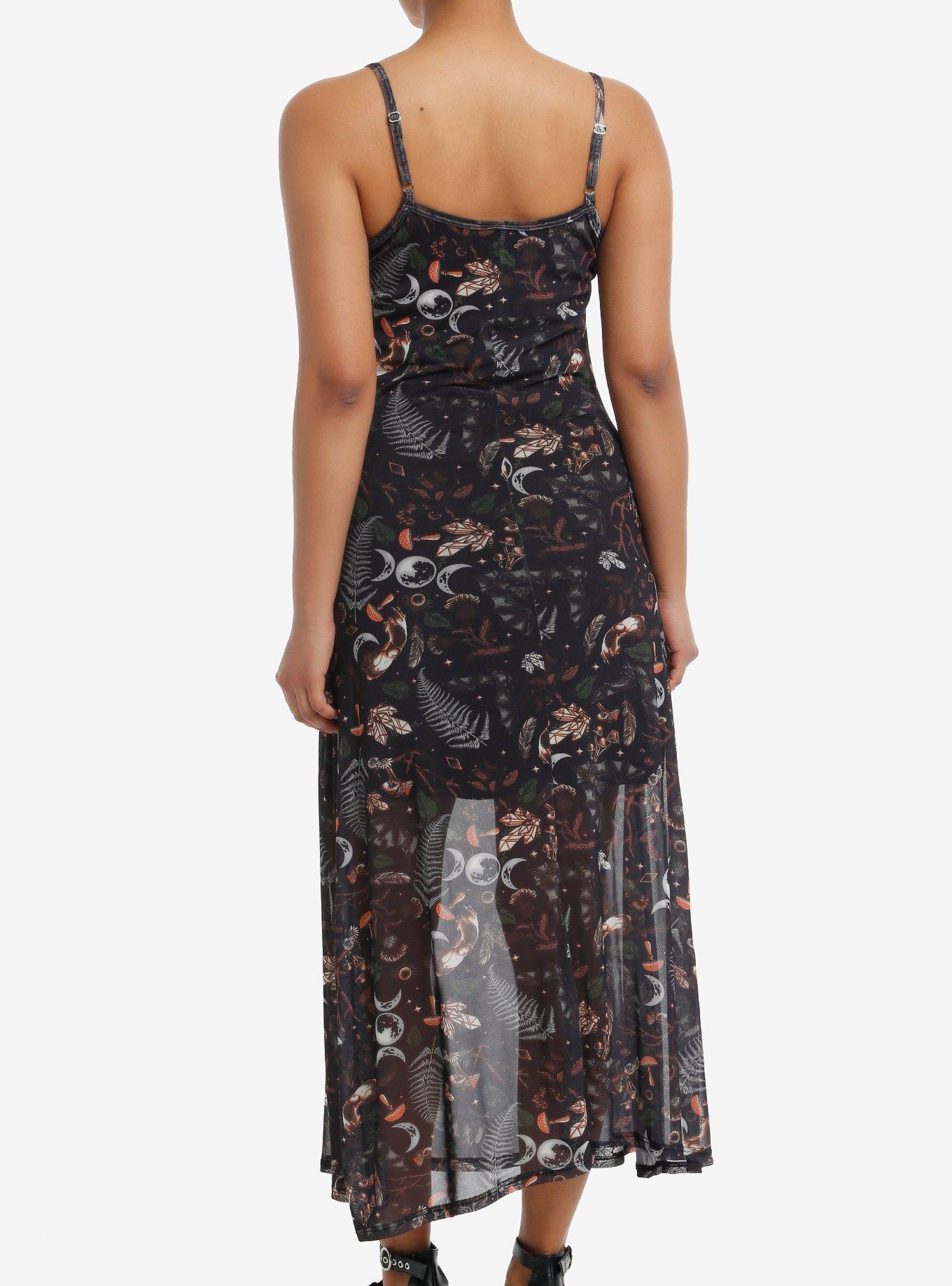 Thorn & Fable Celestial Woodlandcore Maxi Dress, MULTI, alternate