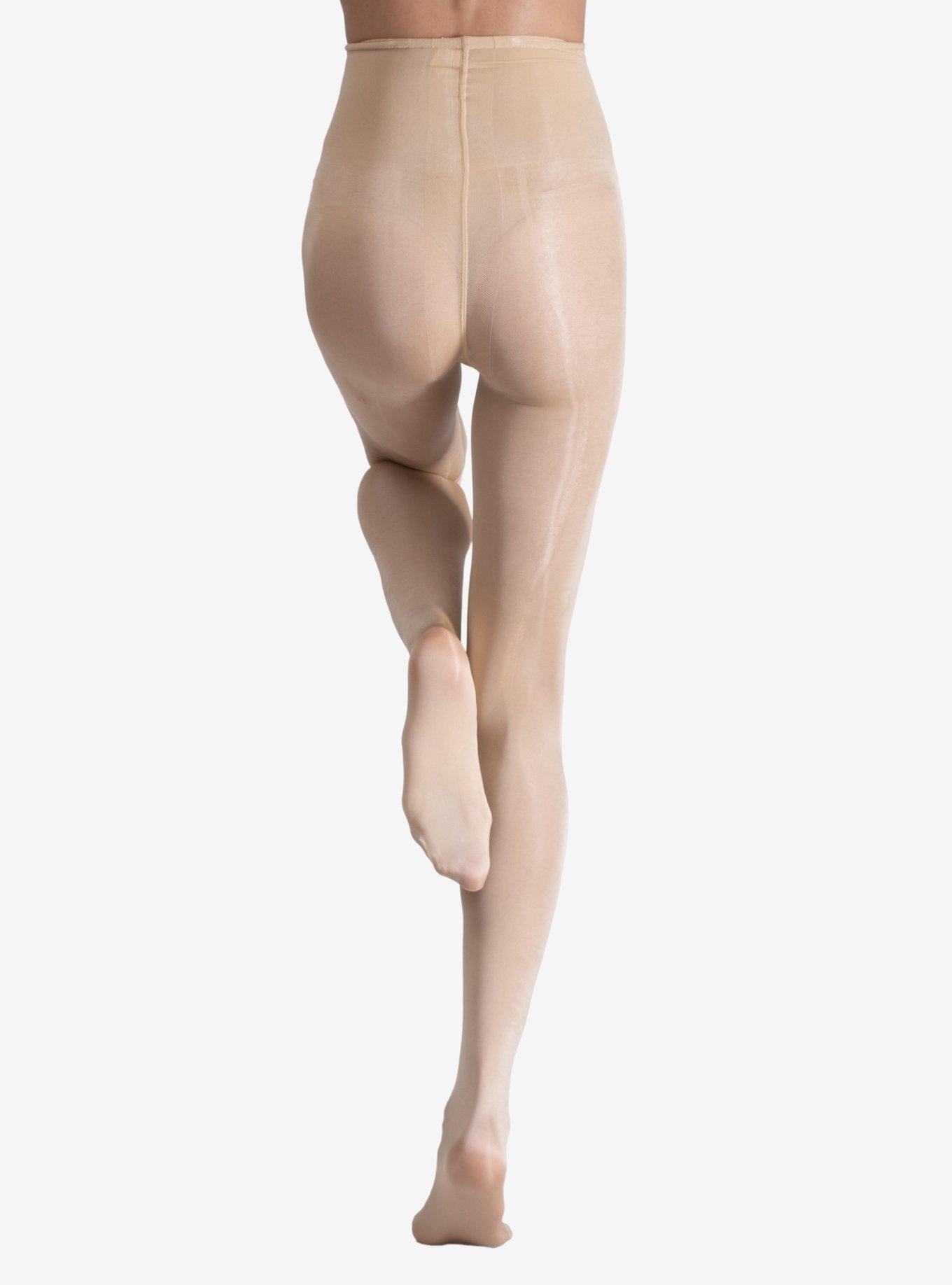 LECHERY Natural Lustrous Silky Shiny 40 Denier Tights, BEIGE, alternate