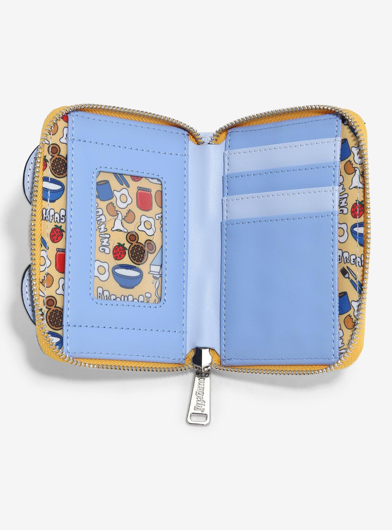 Loungefly Disney Mickey Mouse Waffle Scented Small Zip Wallet - BoxLunch Exclusive, , alternate