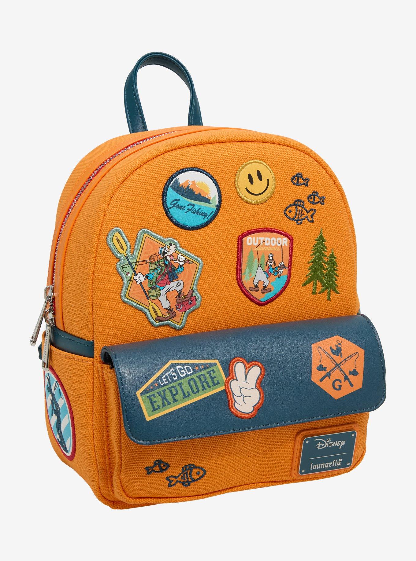 Loungefly Disney A Goofy Movie Camping Canvas Mini Backpack — BoxLunch Exclusive, , hi-res