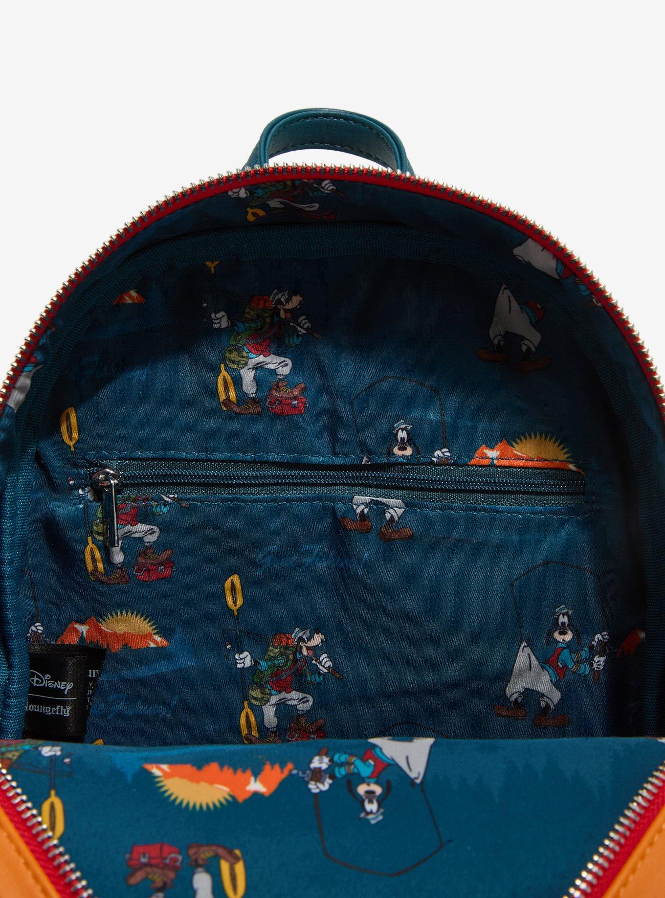 Loungefly Disney A Goofy Movie Camping Canvas Mini Backpack — BoxLunch Exclusive, , alternate