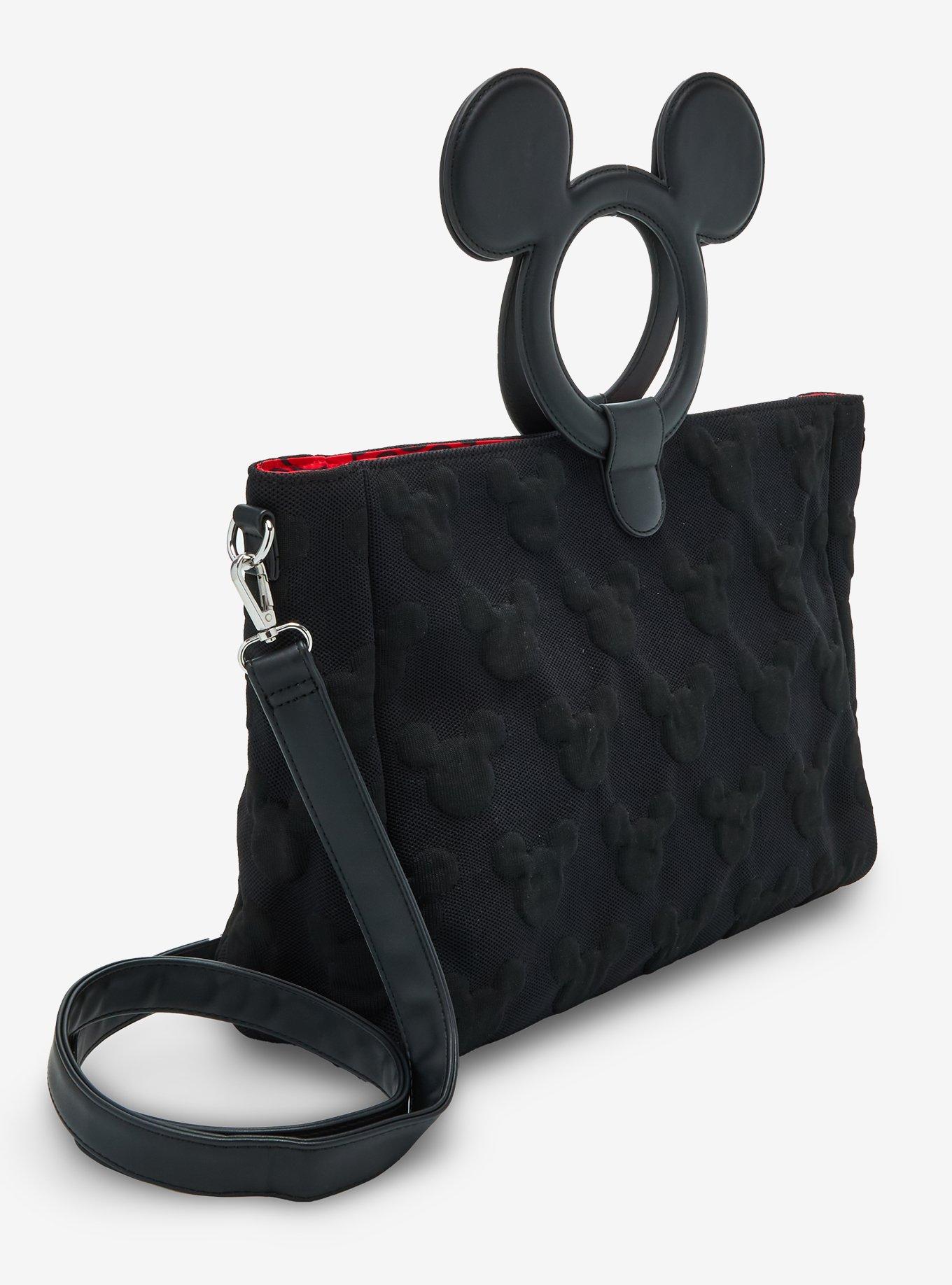 Loungefly Disney Mickey Mouse Silhouette Handle Tote Bag - BoxLunch Exclusive, , hi-res