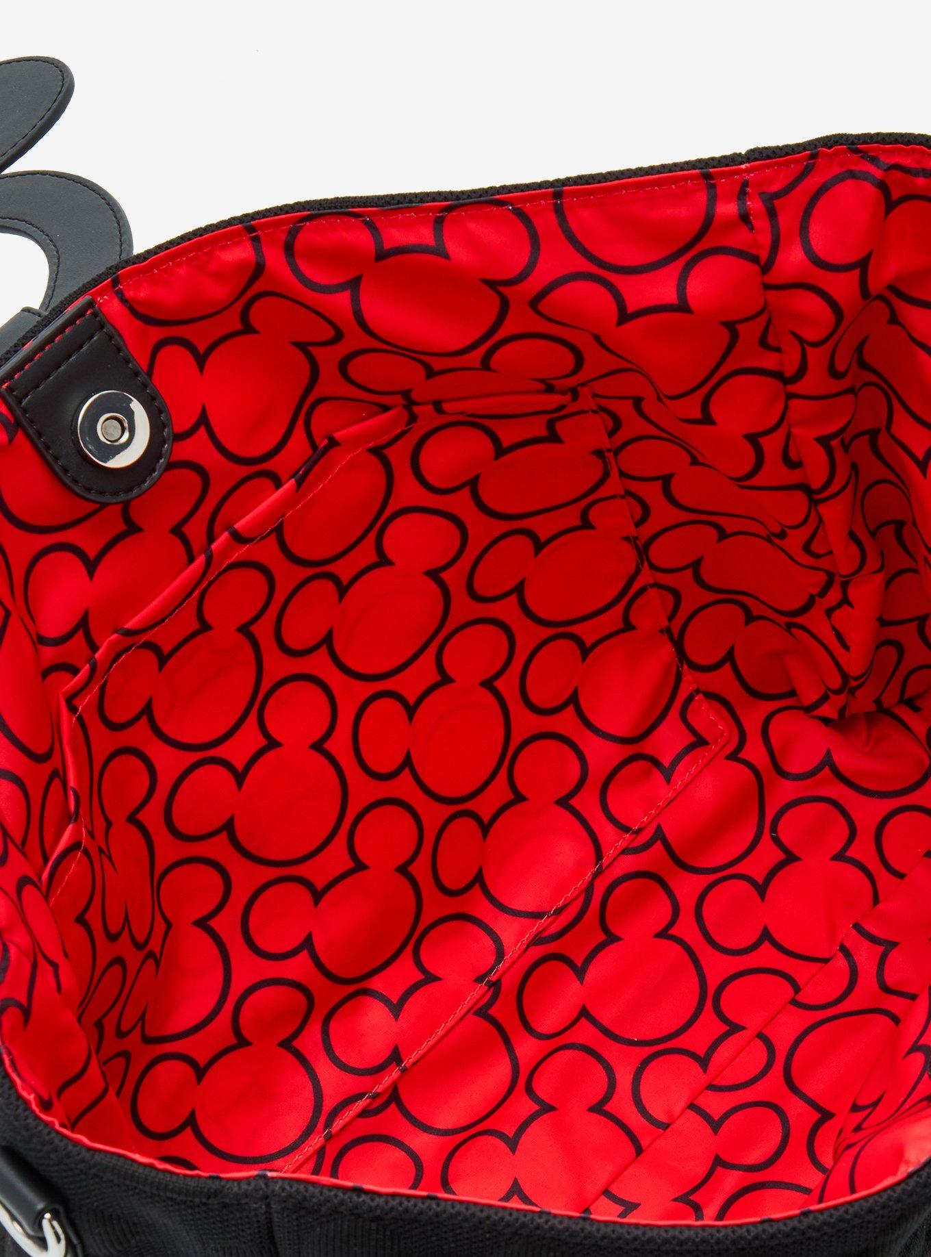 Loungefly Disney Mickey Mouse Silhouette Handle Tote Bag - BoxLunch Exclusive, , alternate