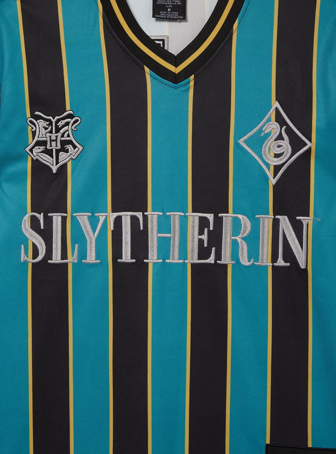 Harry Potter Slytherin Striped Jersey - BoxLunch Exclusive, GREEN, alternate