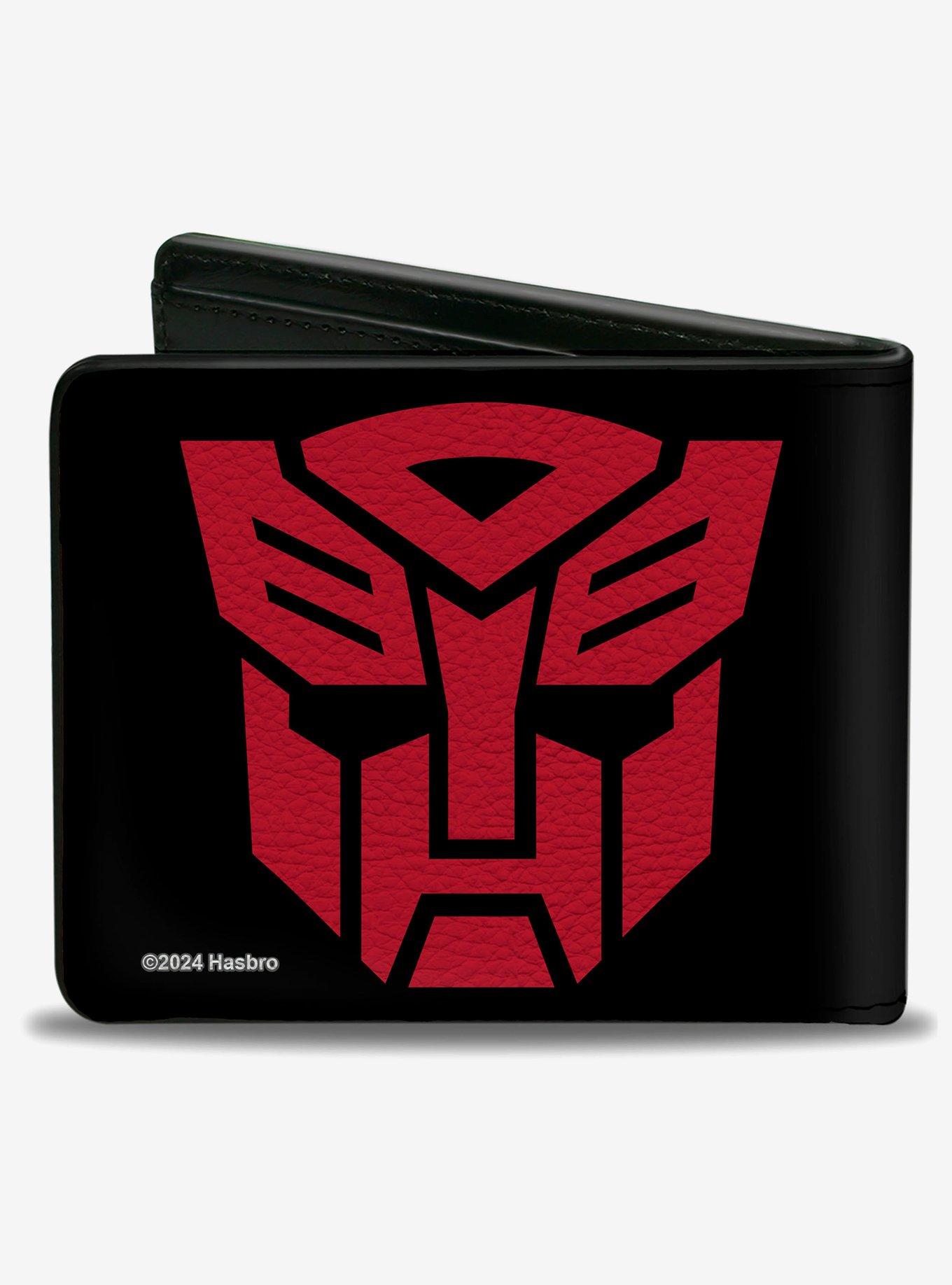 Transformers Autobot Shield Black Red Bifold Wallet, , hi-res