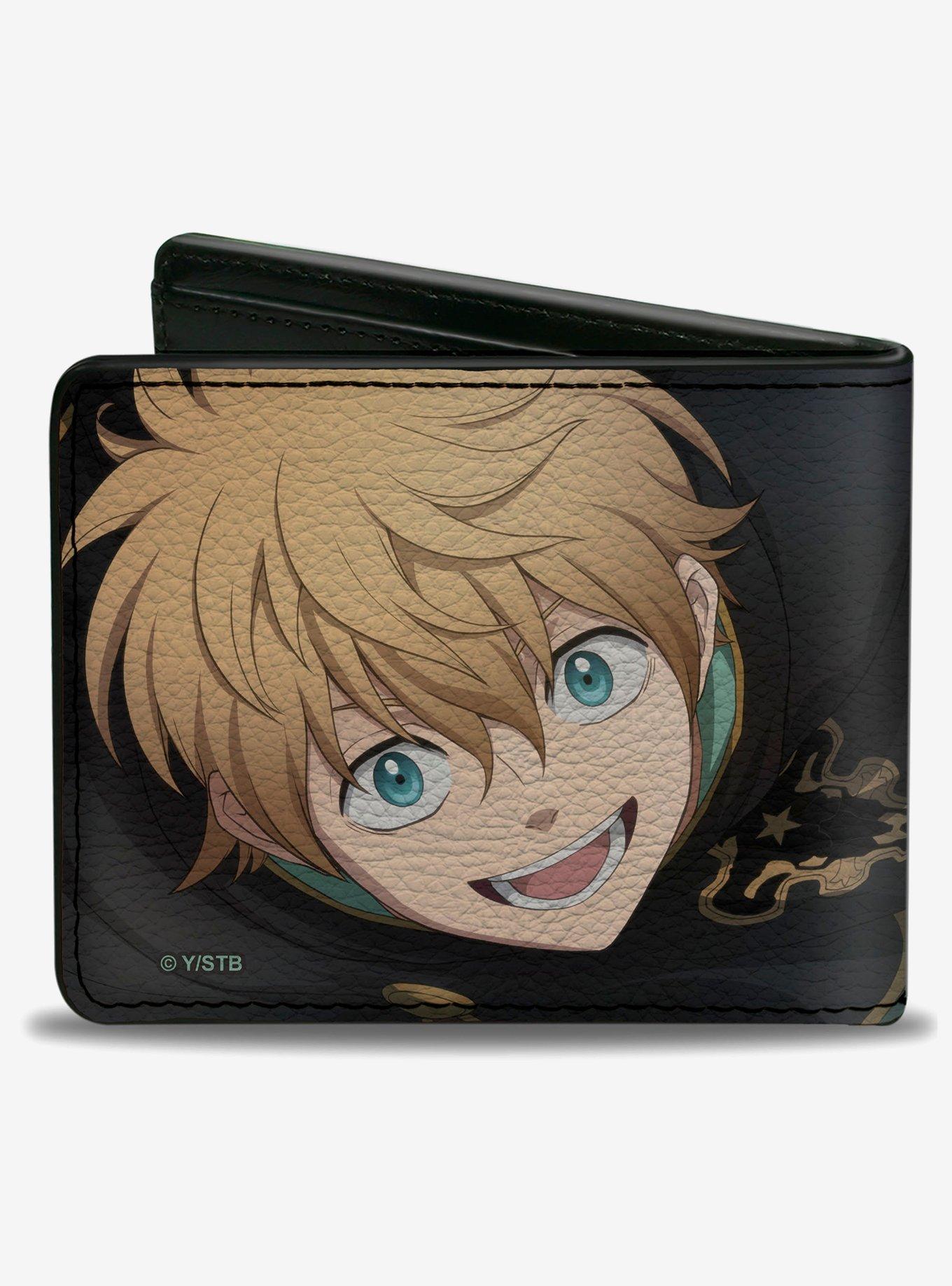 Black Clover Luck and Magna Looking Up Scene Bifold Wallet