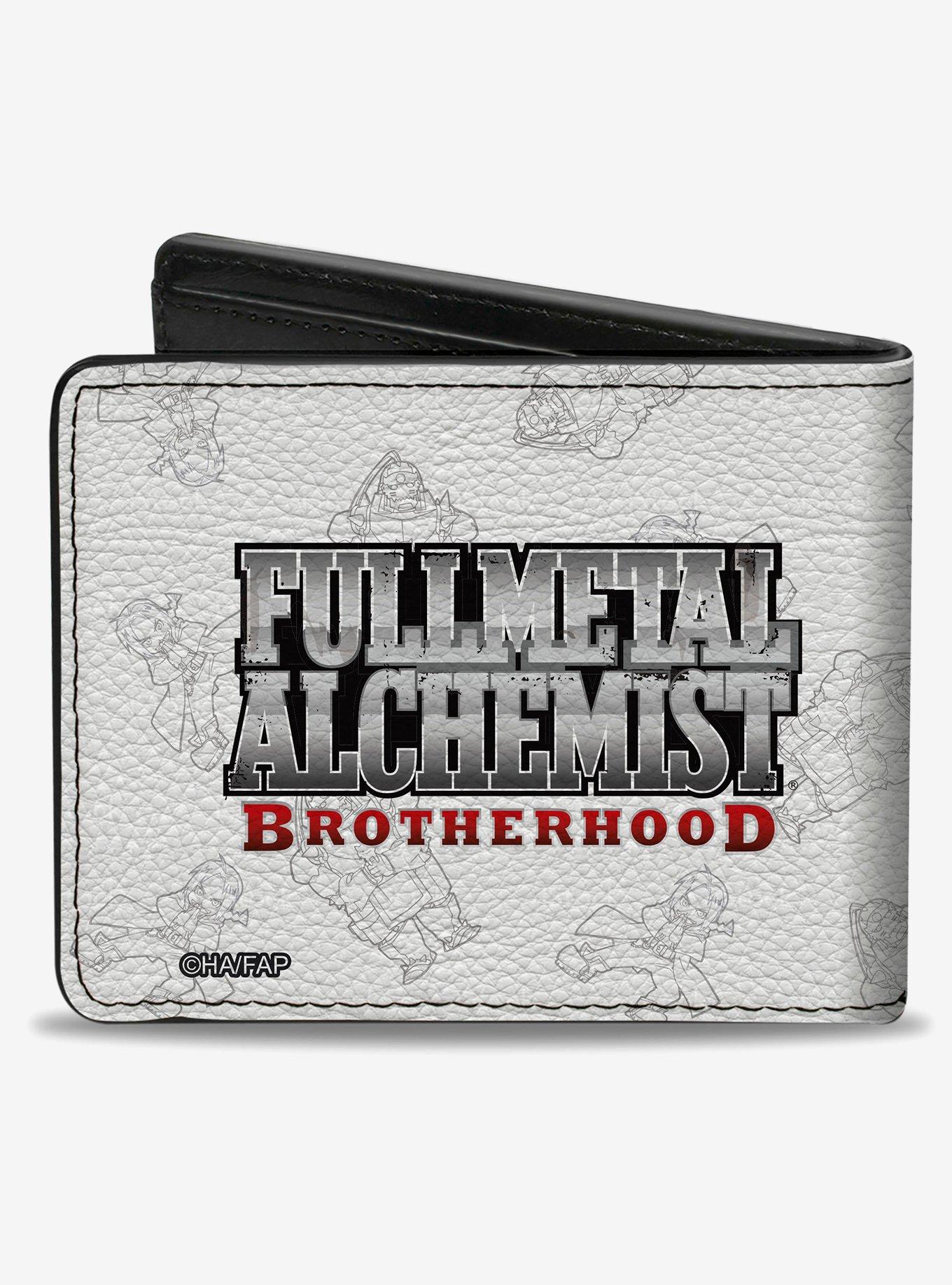 Fullmetal Alchemist Brotherhood Chibi Elric Brothers Pose Bifold Wallet, , hi-res